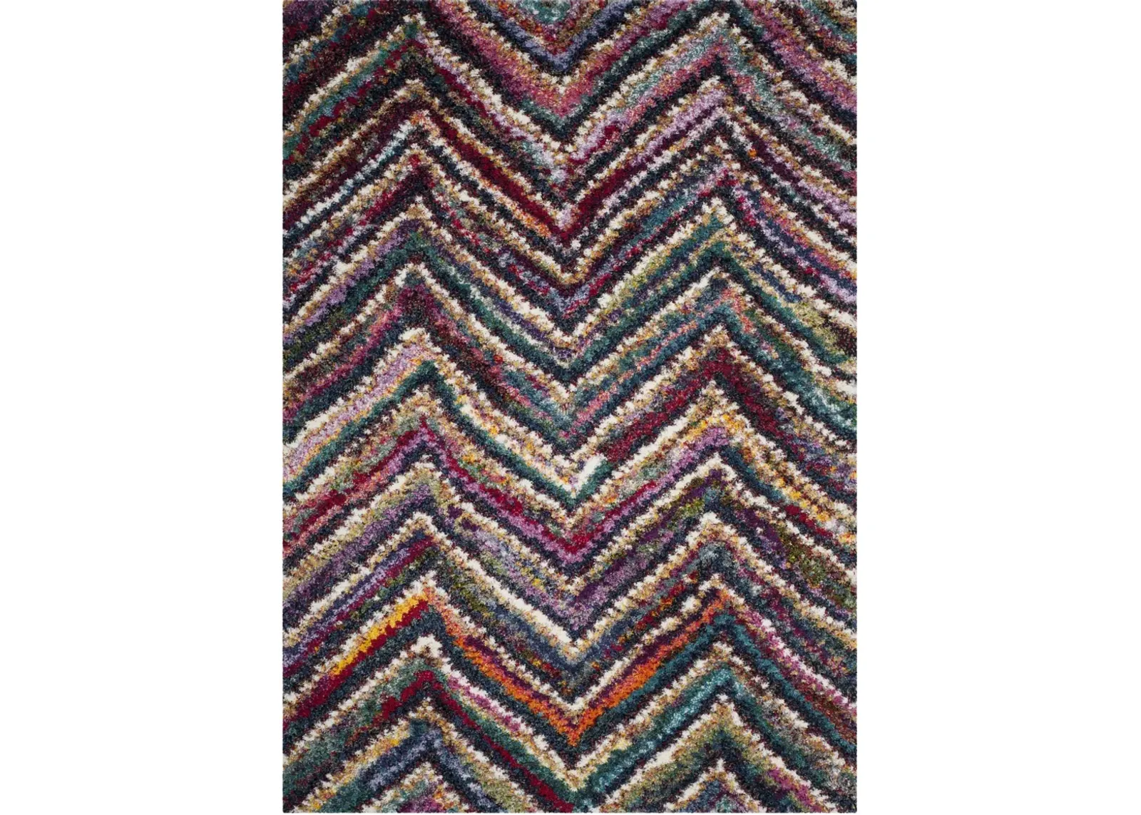 FIESTA SHAG 363 MULTI 2'-3' x 4' Accent Rug