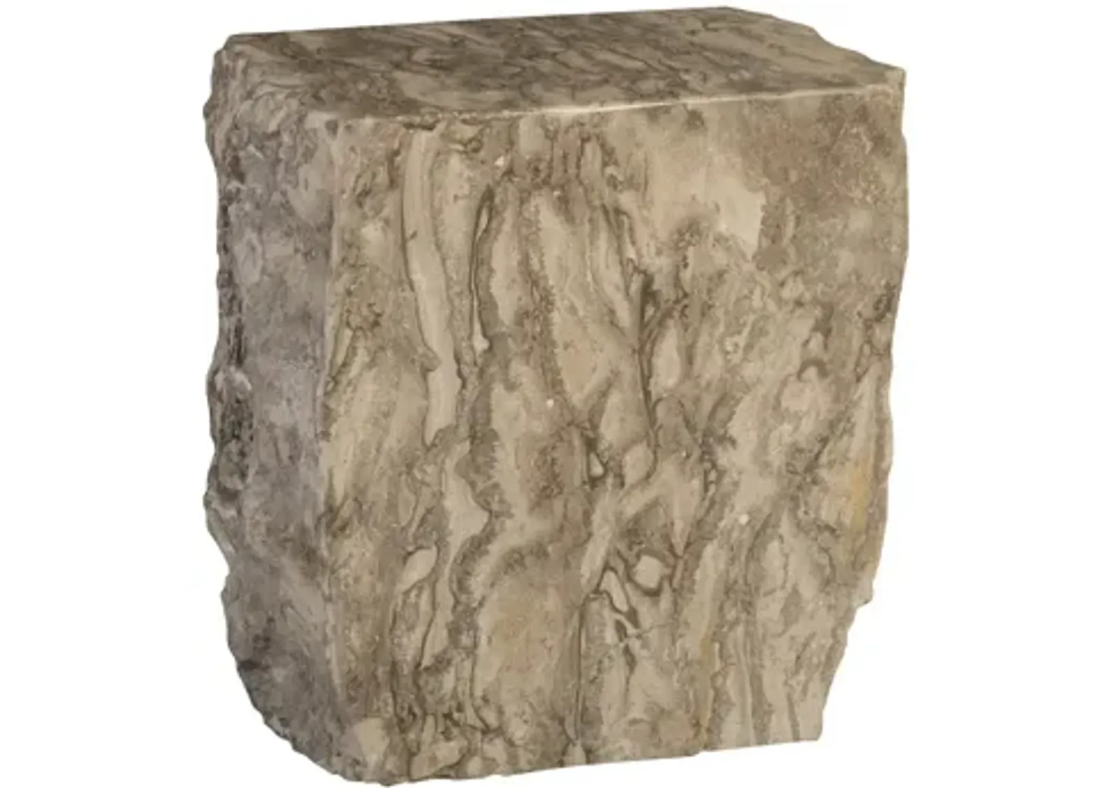 Marble Stool, Gray