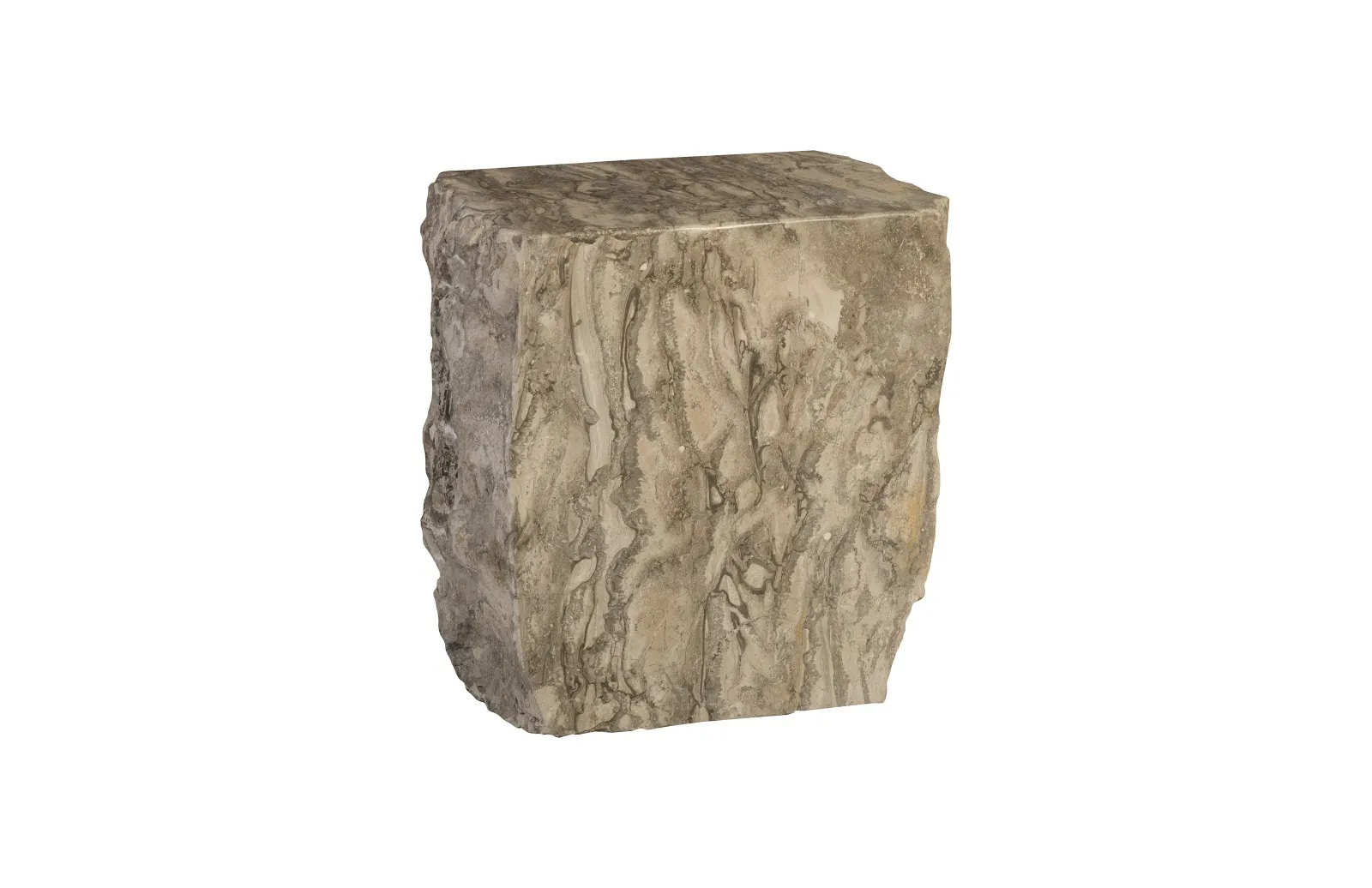 Marble Stool, Gray