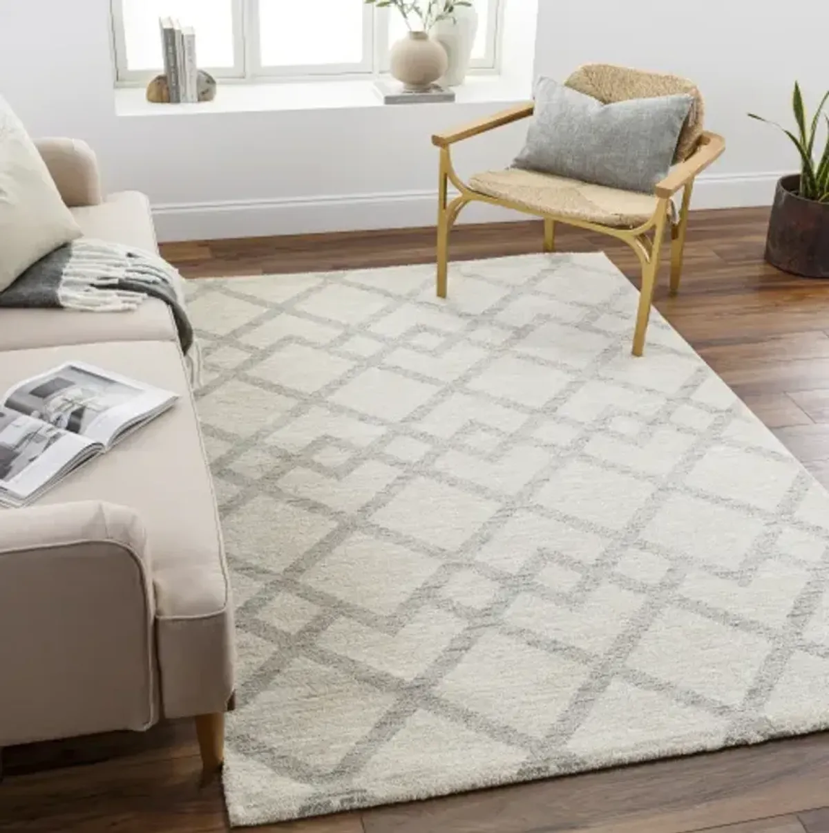 Gavic GVC-2319 2' x 2'11" Machine Woven Rug