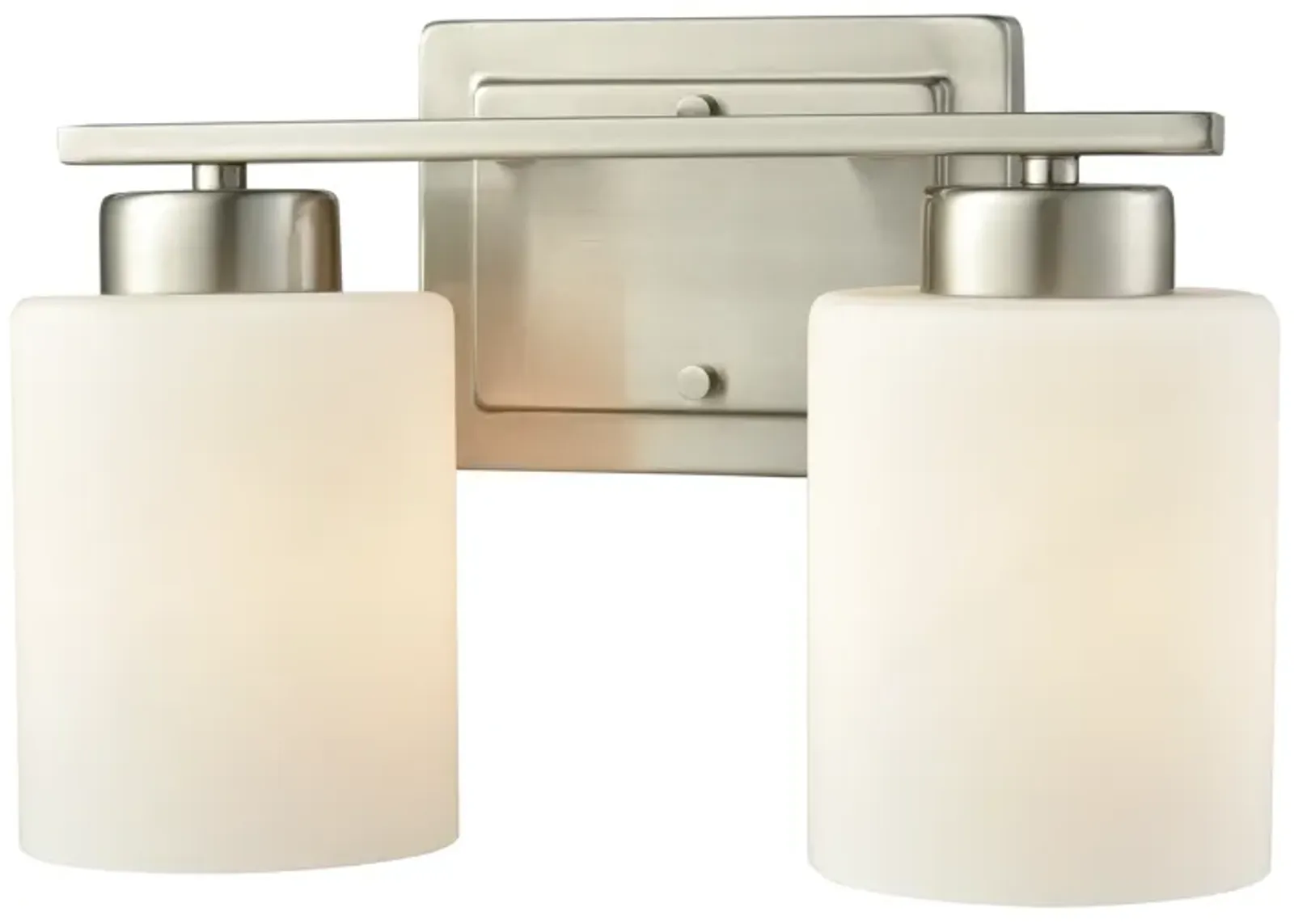 Summit Place 12" Wide 2-Light Vanity Light - Brushed Nickel