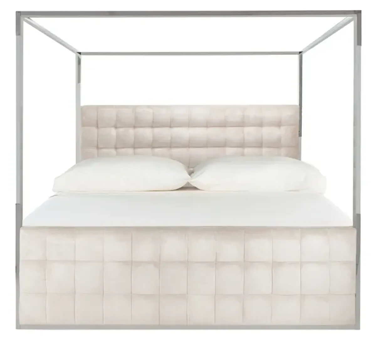 Alecxi Velvet King Canopy Bed