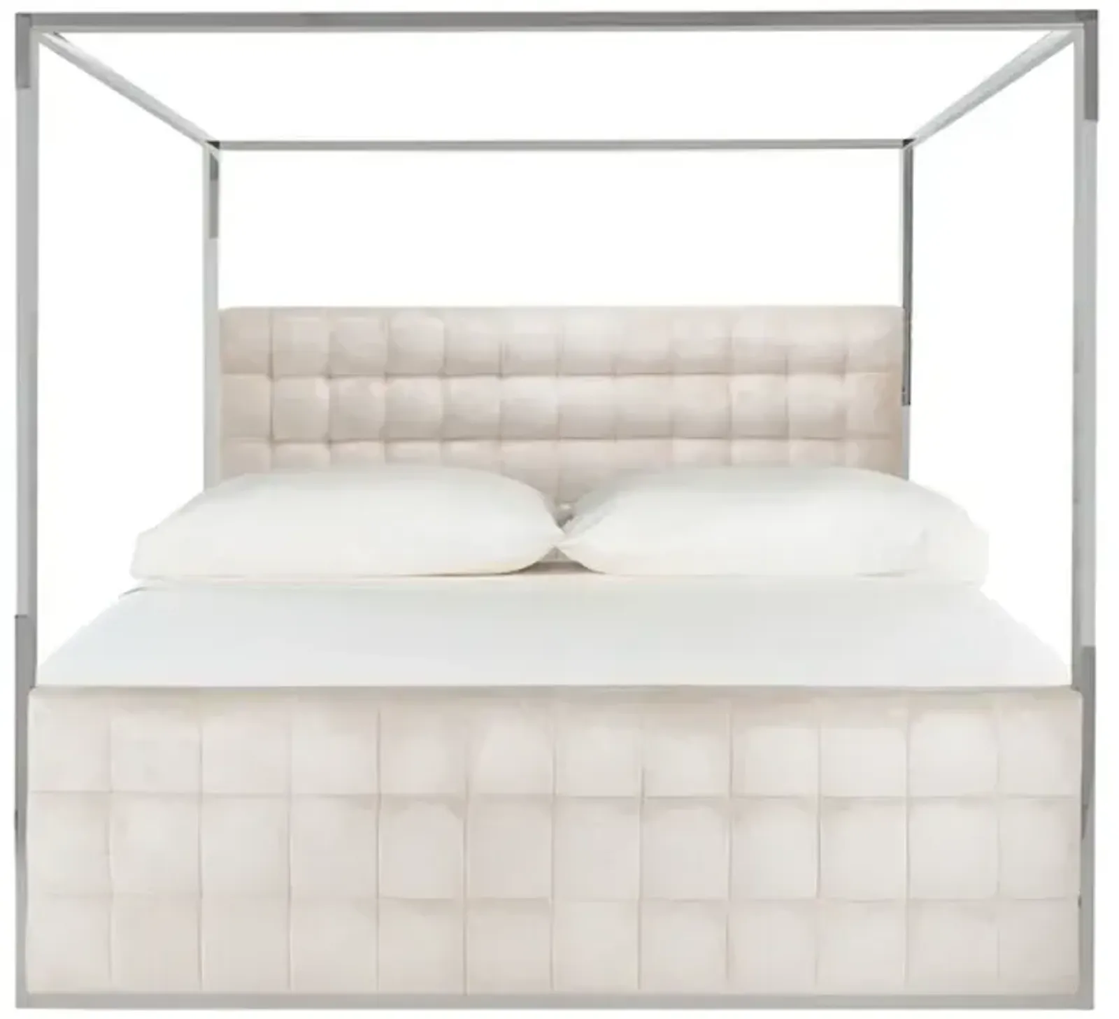 Alecxi Velvet King Canopy Bed