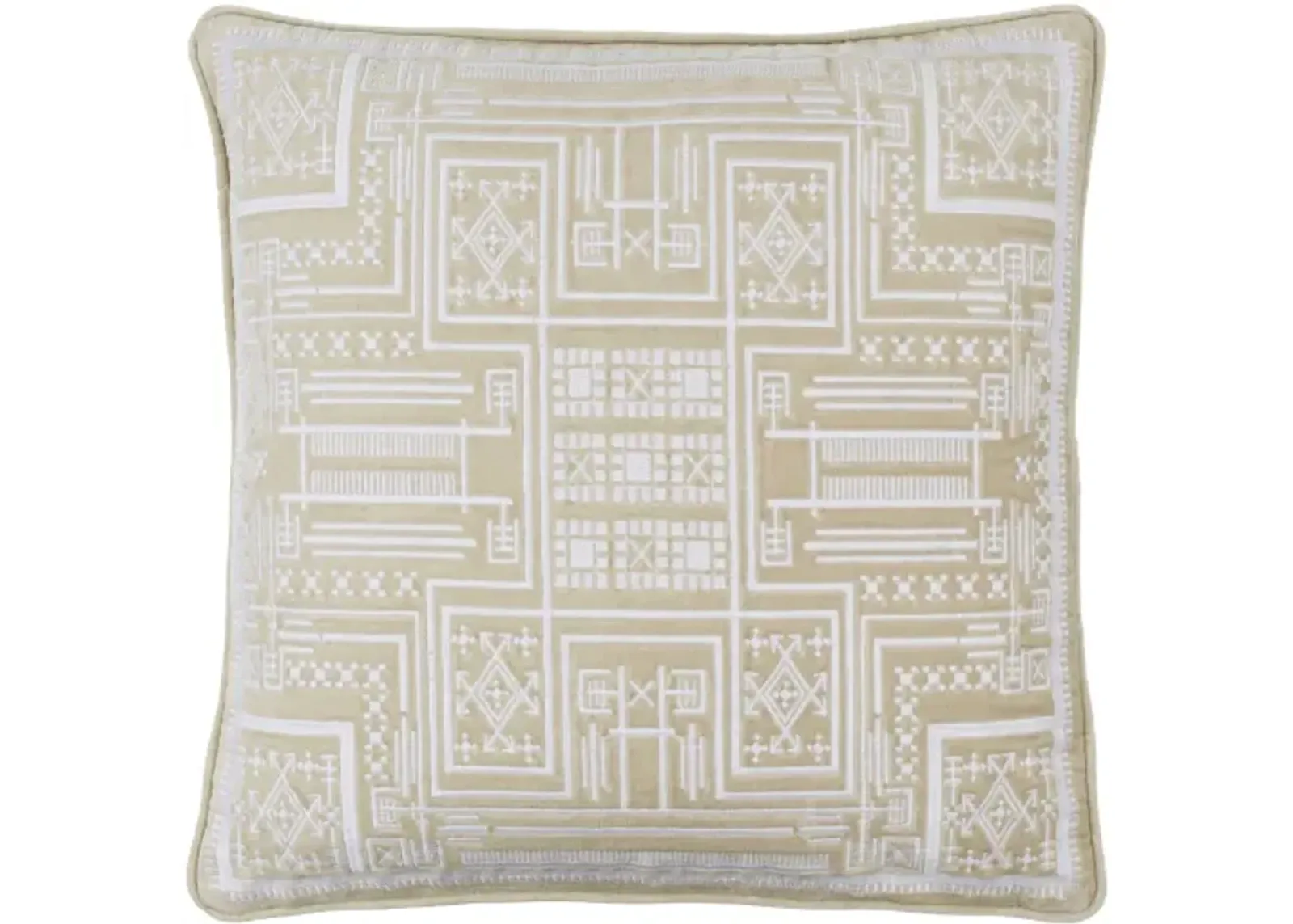 Camaxtli CAX-004 22"L x 22"W Accent Pillow  - Poly Insert