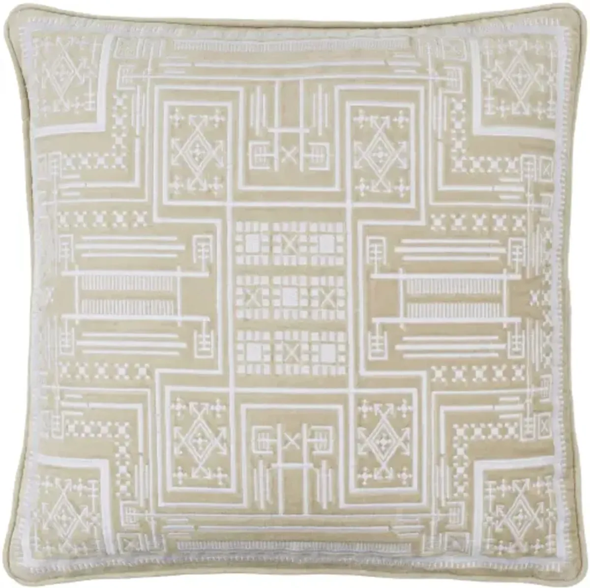 Camaxtli CAX-004 22"L x 22"W Accent Pillow  - Poly Insert