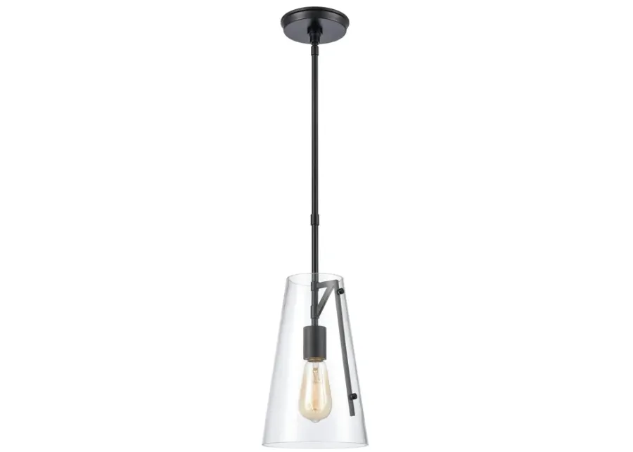 Trustle 7" Wide 1-Light Mini Pendant - Matte Black