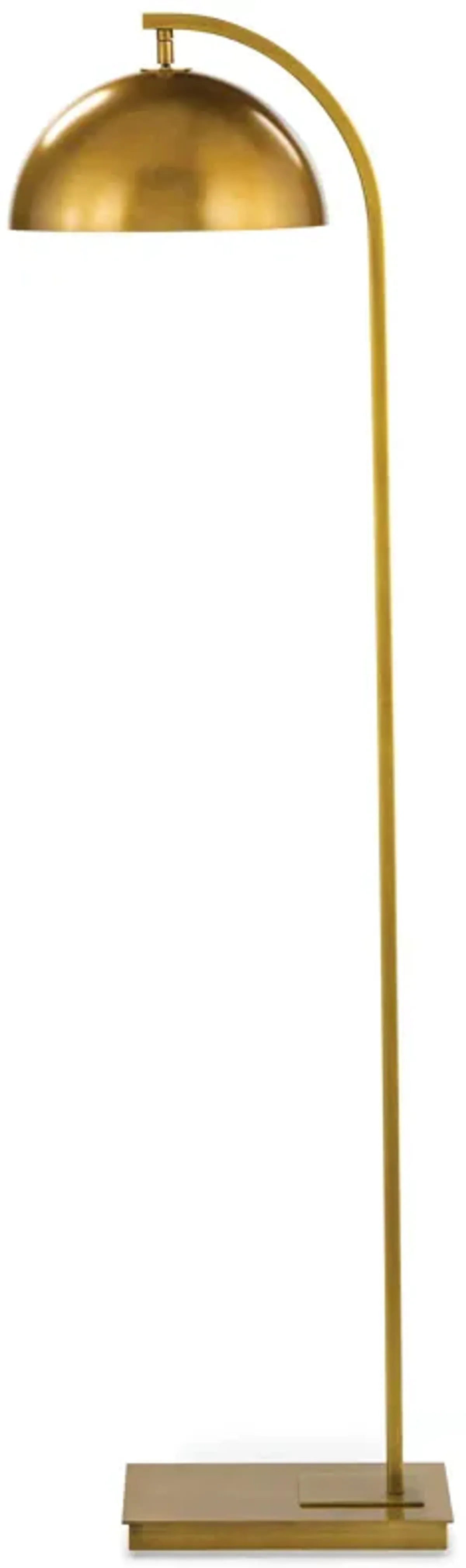 Otto Floor Lamp (Natural Brass)