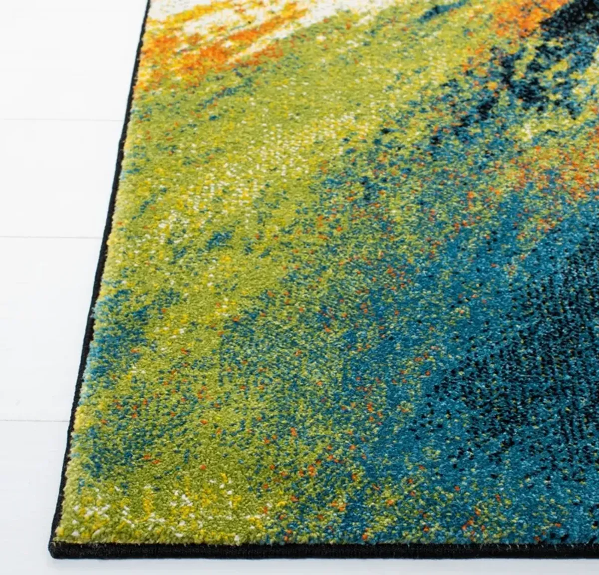 GALAXY 117 BLUE  2'-3' x 6' Runner Rug