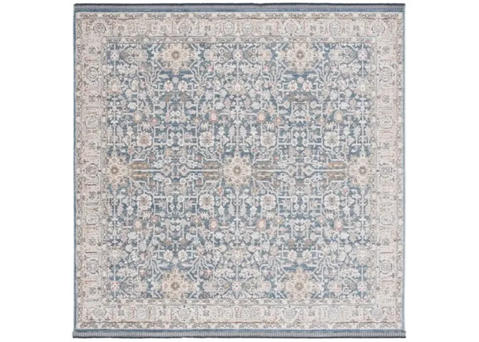 VIVALDI 546 Blue  6'-7' X 6'-7' Square Square Rug