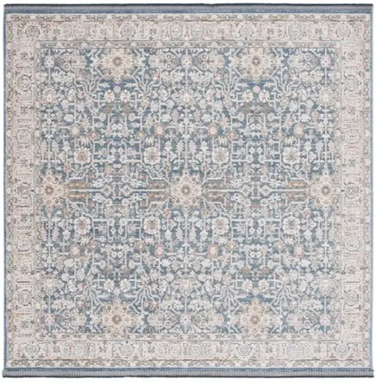 VIVALDI 546 Blue  6'-7' X 6'-7' Square Square Rug