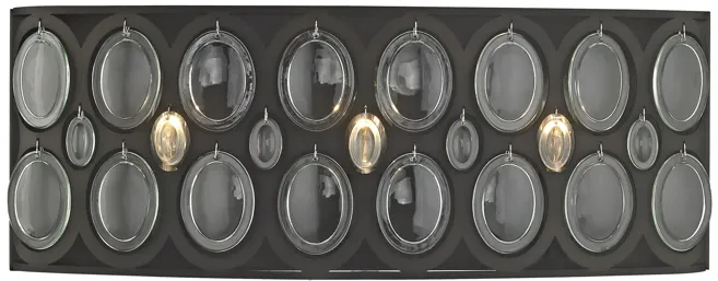 Serai 20" Wide 3-Light Vanity Light - Oil Rubbed Bronze