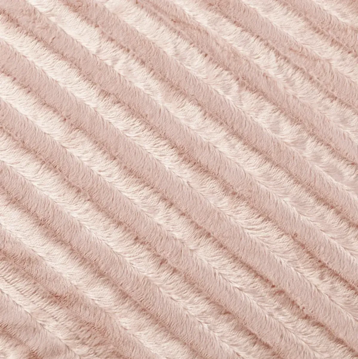 Madison Park Duke Blush Long Fur Throw