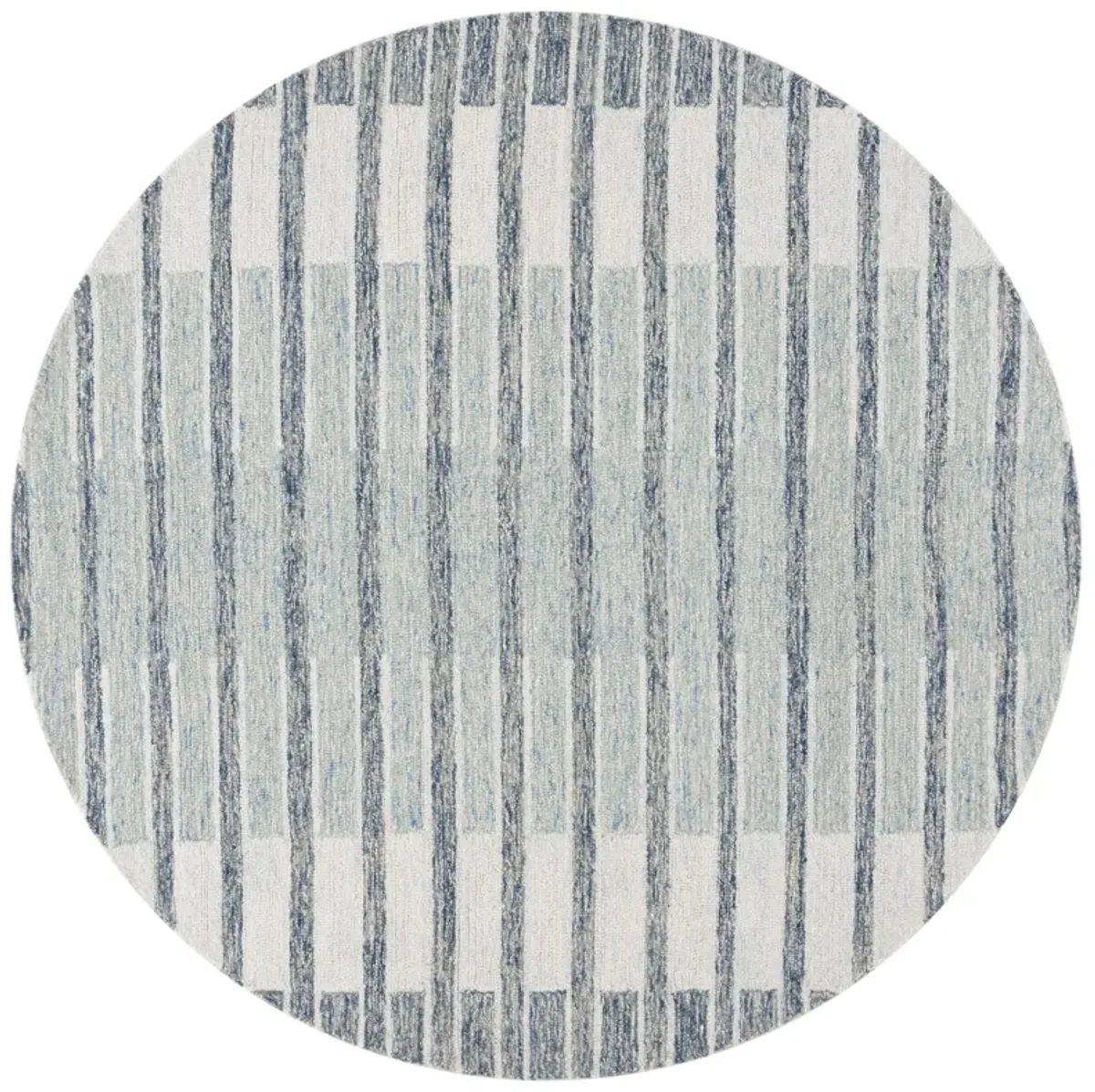 EBONY Hand Tufted 6' x 6' Round area rug