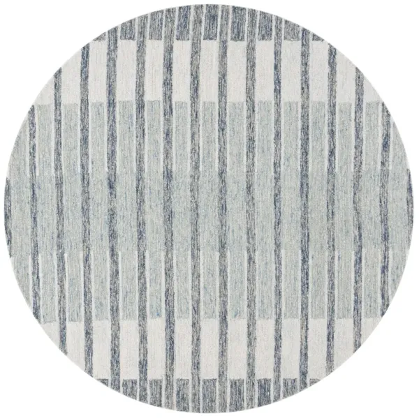 EBONY Hand Tufted 6' x 6' Round area rug