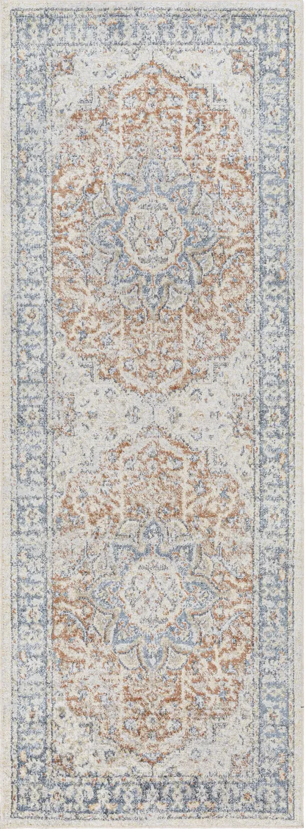 Lillian LLL-2332 2'7" x 7'3" Machine Woven Rug