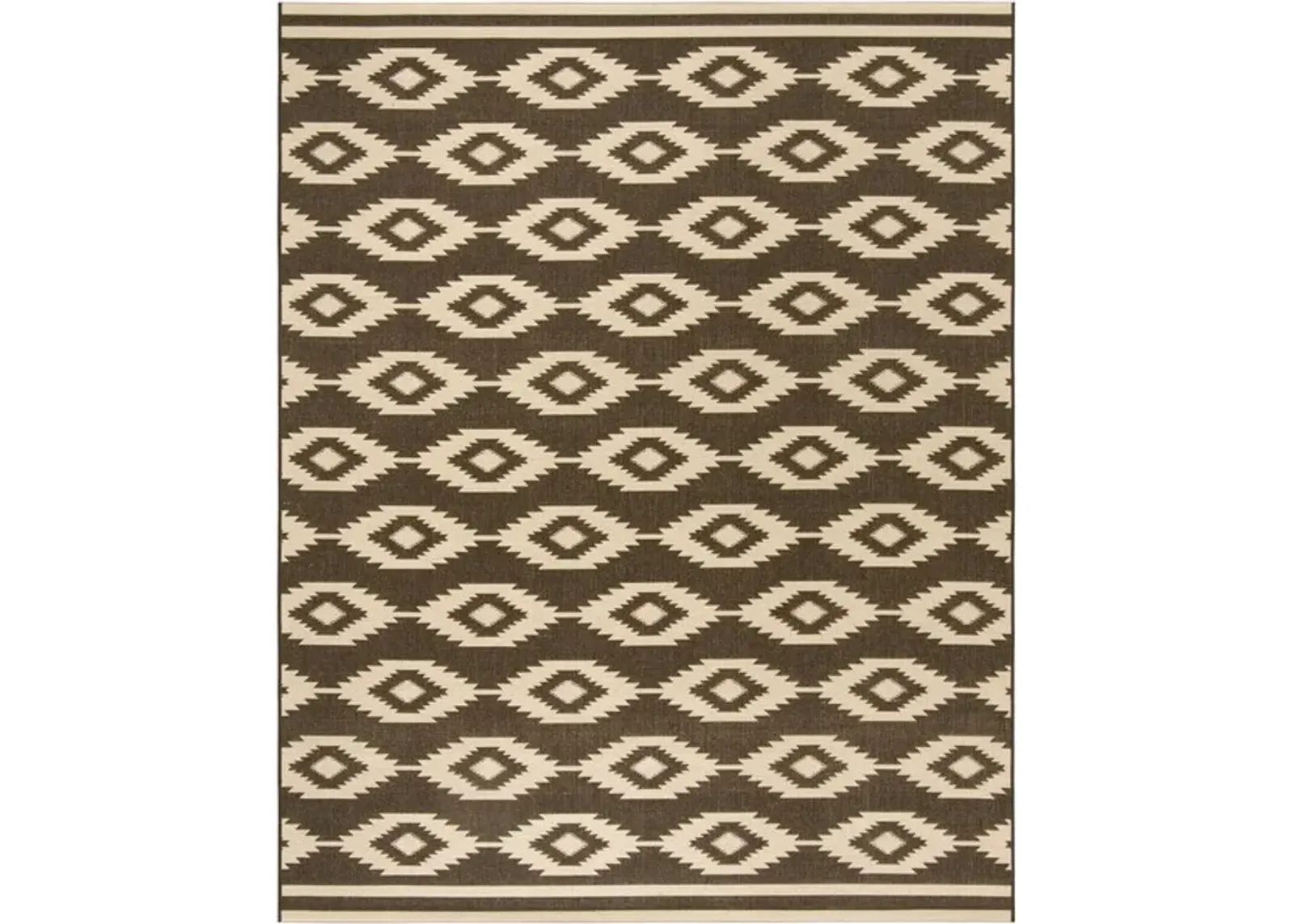 LINDEN 171 Collection LND171U-9 Creme / Brown 9' X 12'