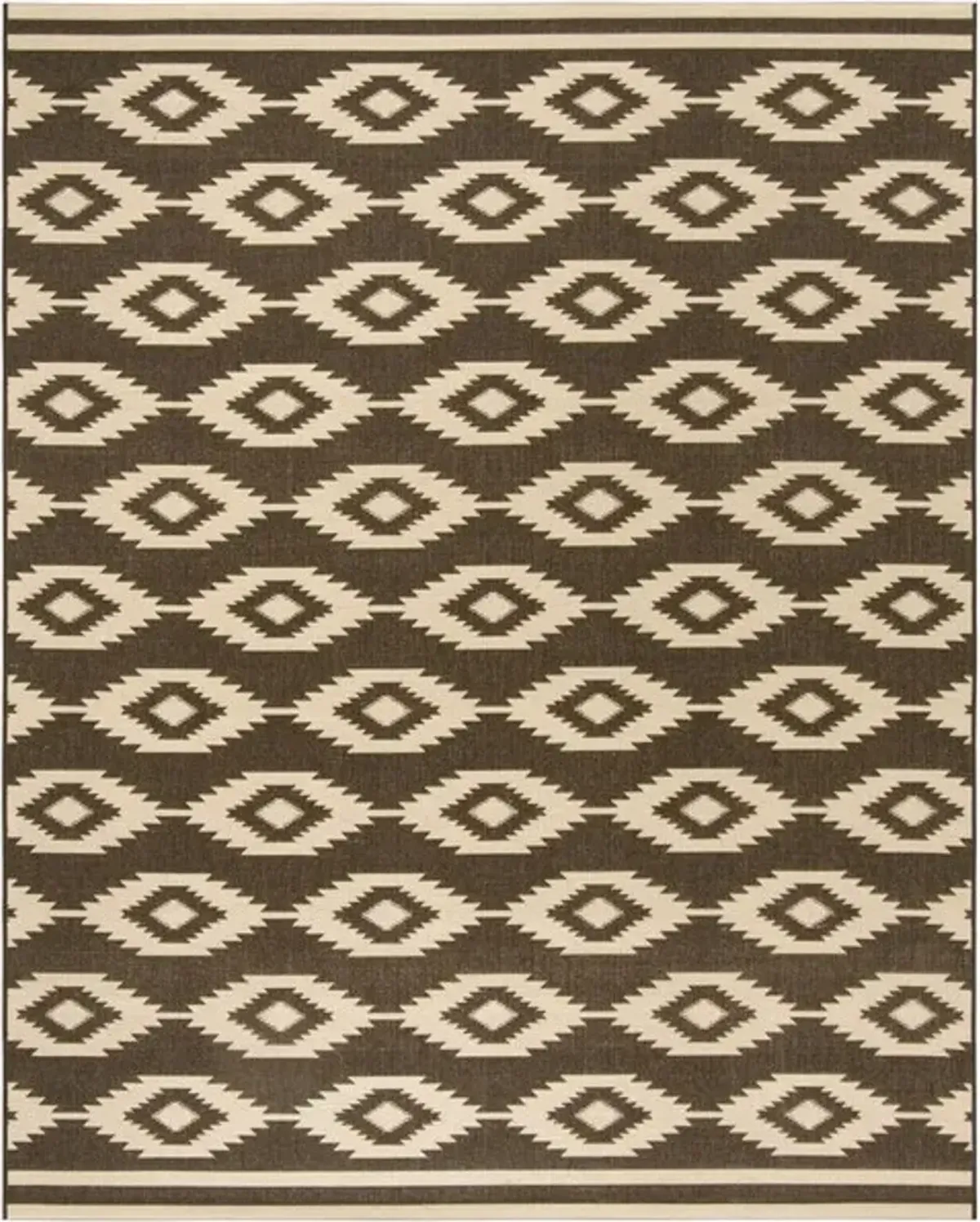 LINDEN 171 Collection LND171U-9 Creme / Brown 9' X 12'