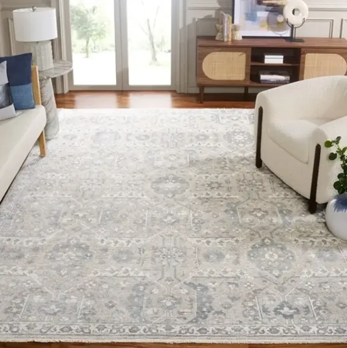 HAJ JALILI 1274 Blue 6' X 9' Medium Rectangle Rug