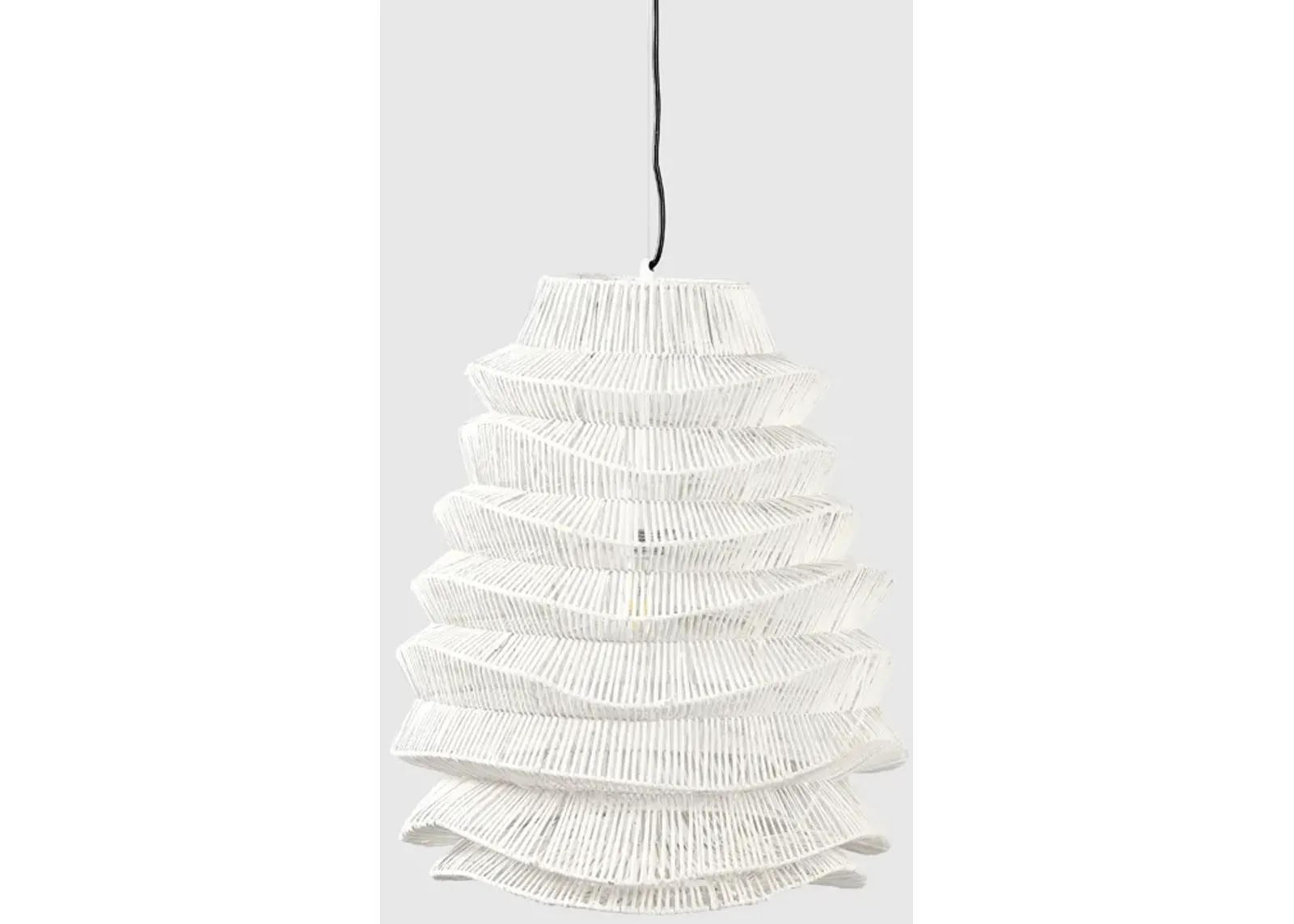 Barlow 1-Light Rattan Woven Pendant By Kosas Home