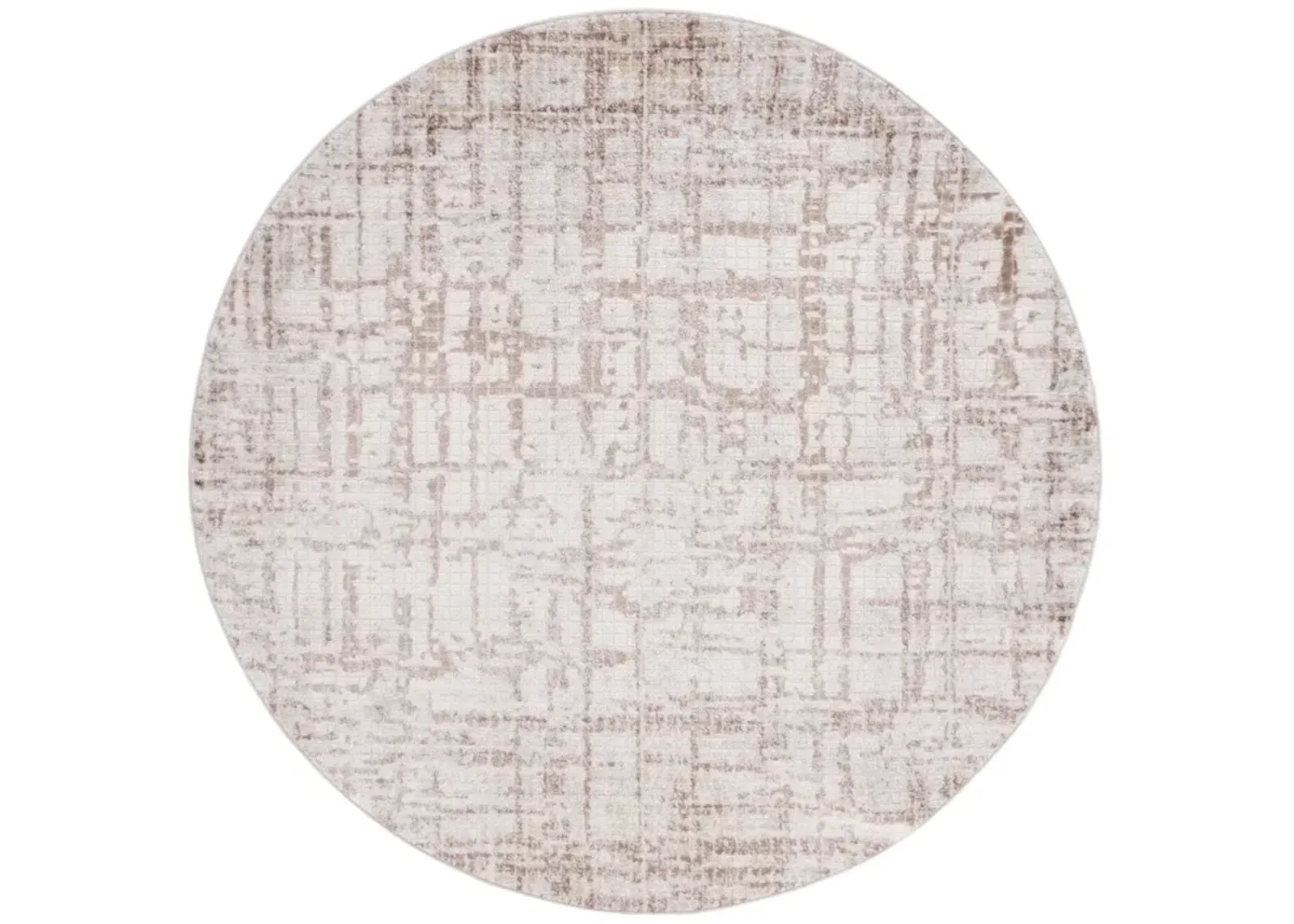 PALMA 336 BEIGE  5'-3' x 5'-3' Round Round Rug