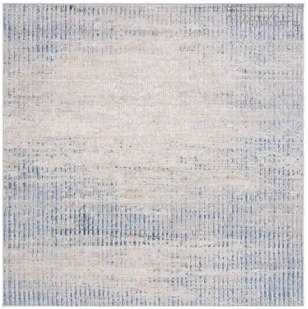 PALMA 356 Blue 6'-7' X 6'-7' Square Square Rug