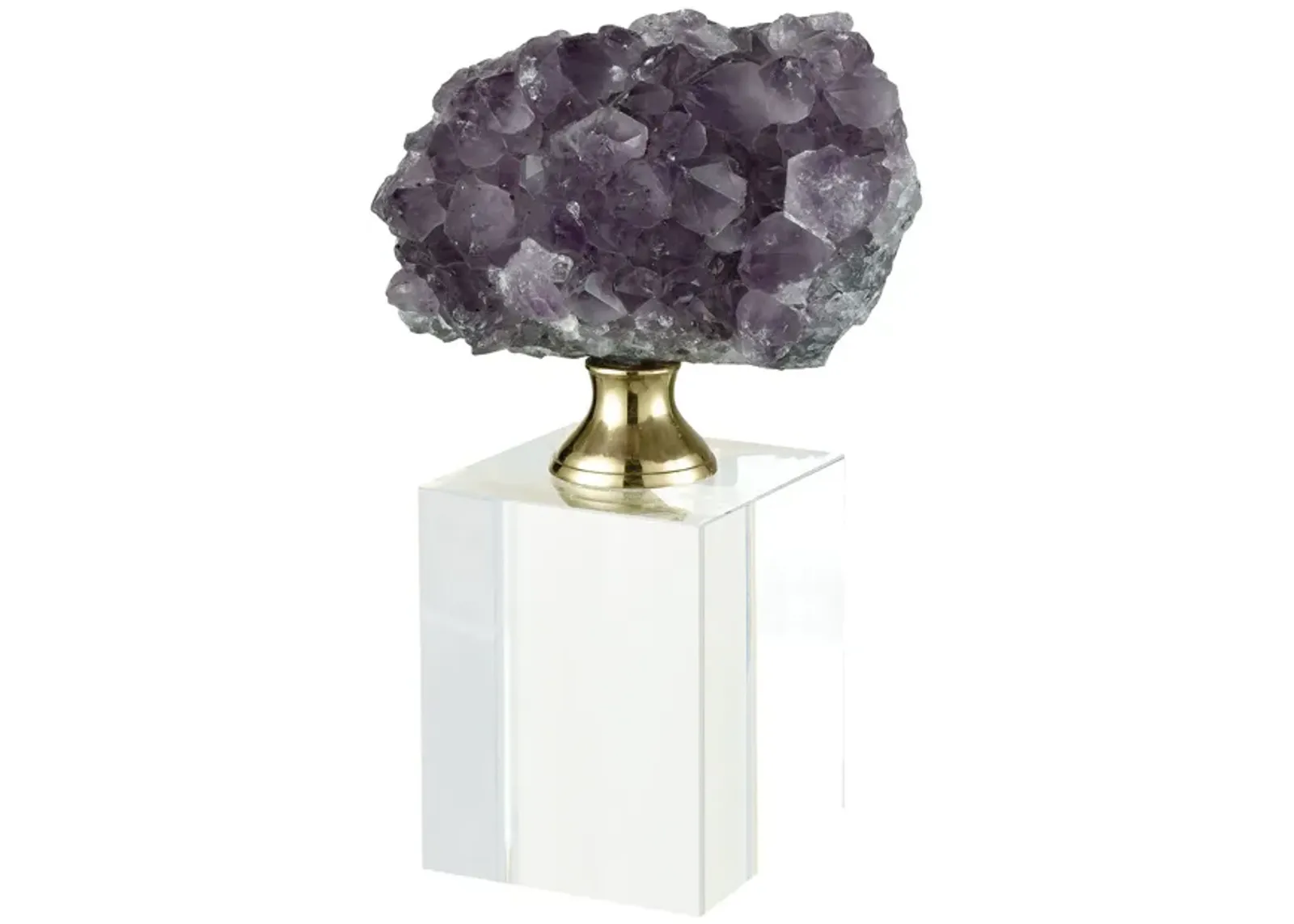 Roque Opera Decorative Accessory - Natural Purple Stone