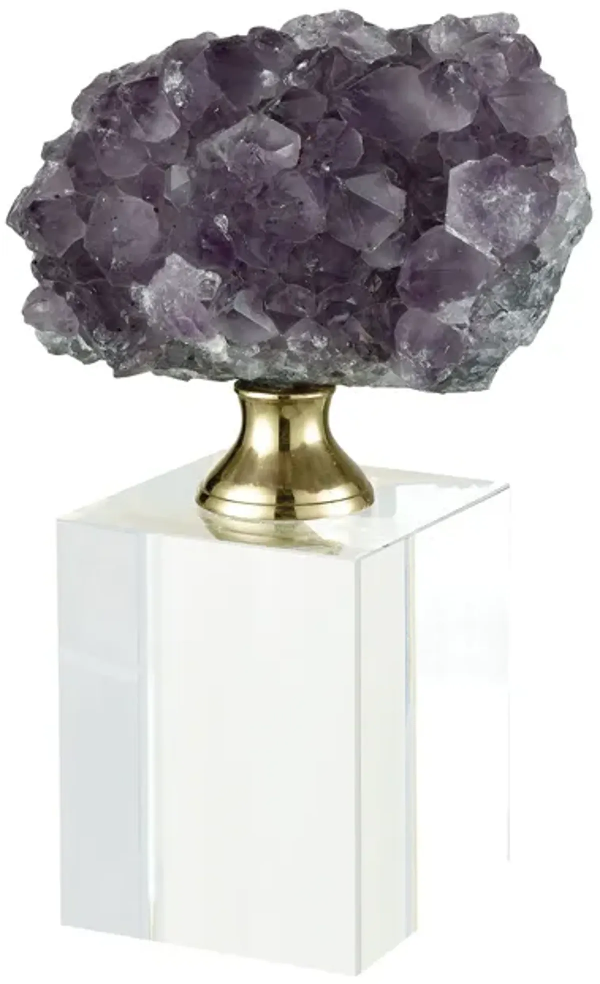 Roque Opera Decorative Accessory - Natural Purple Stone