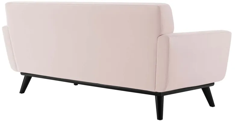 Engage Channel Tufted Performance Velvet Loveseat