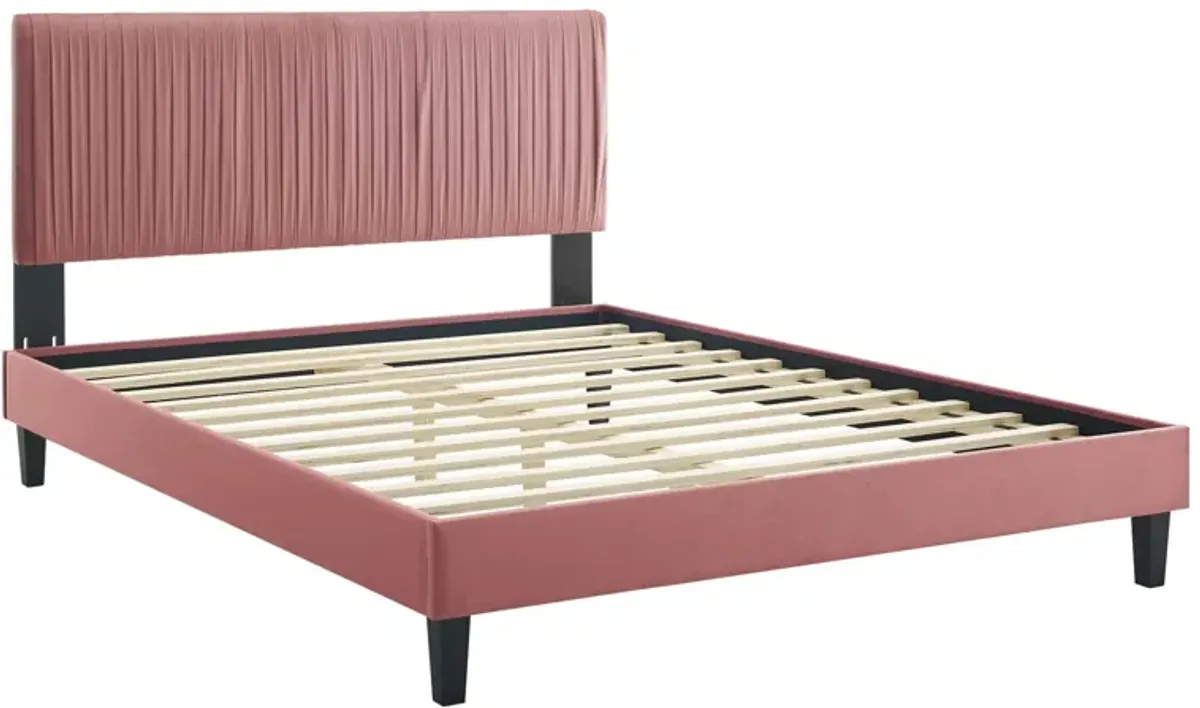 Peyton Performance Velvet Full Platform Bed