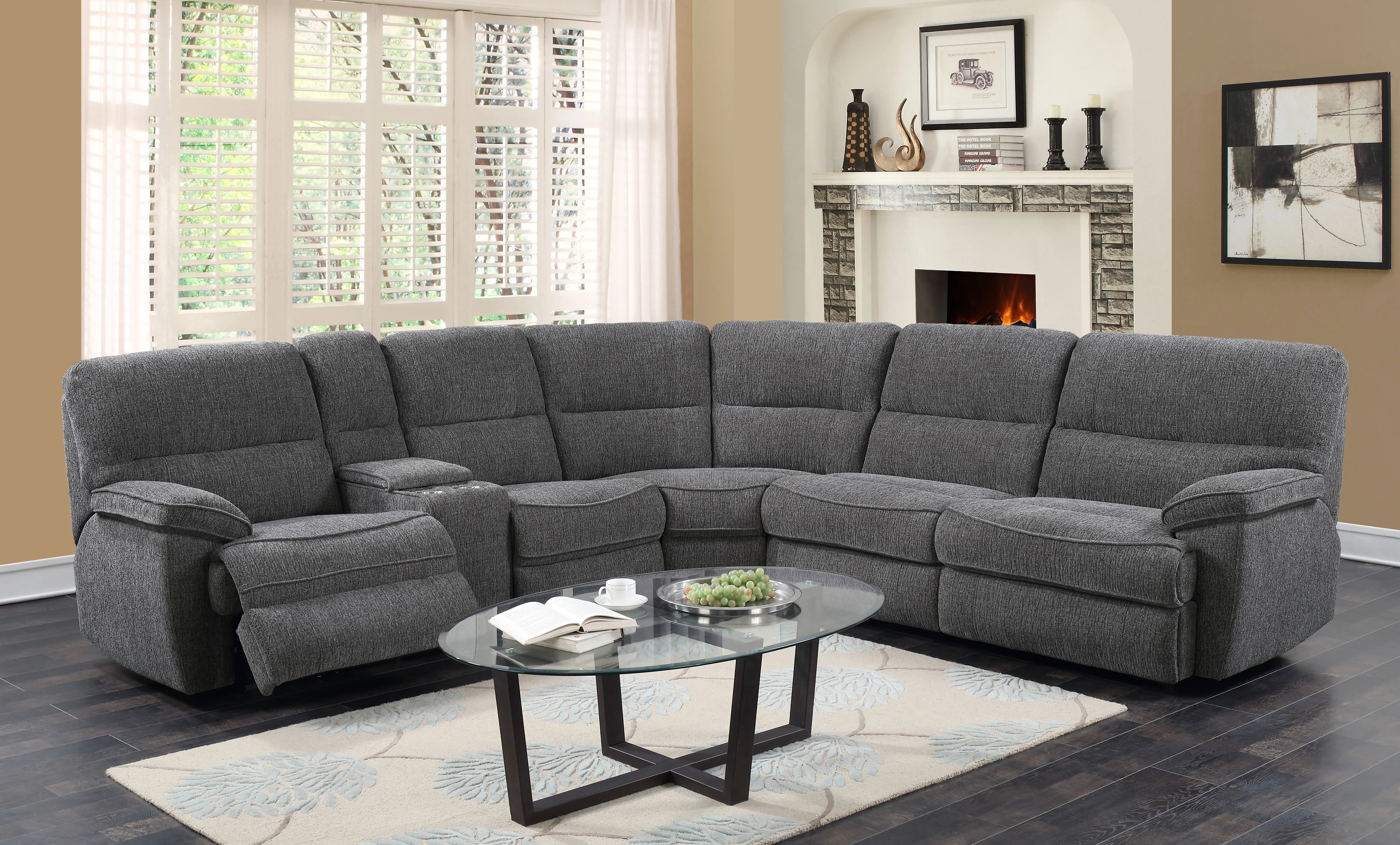 Aurora Full Sleeper And Power Sectional