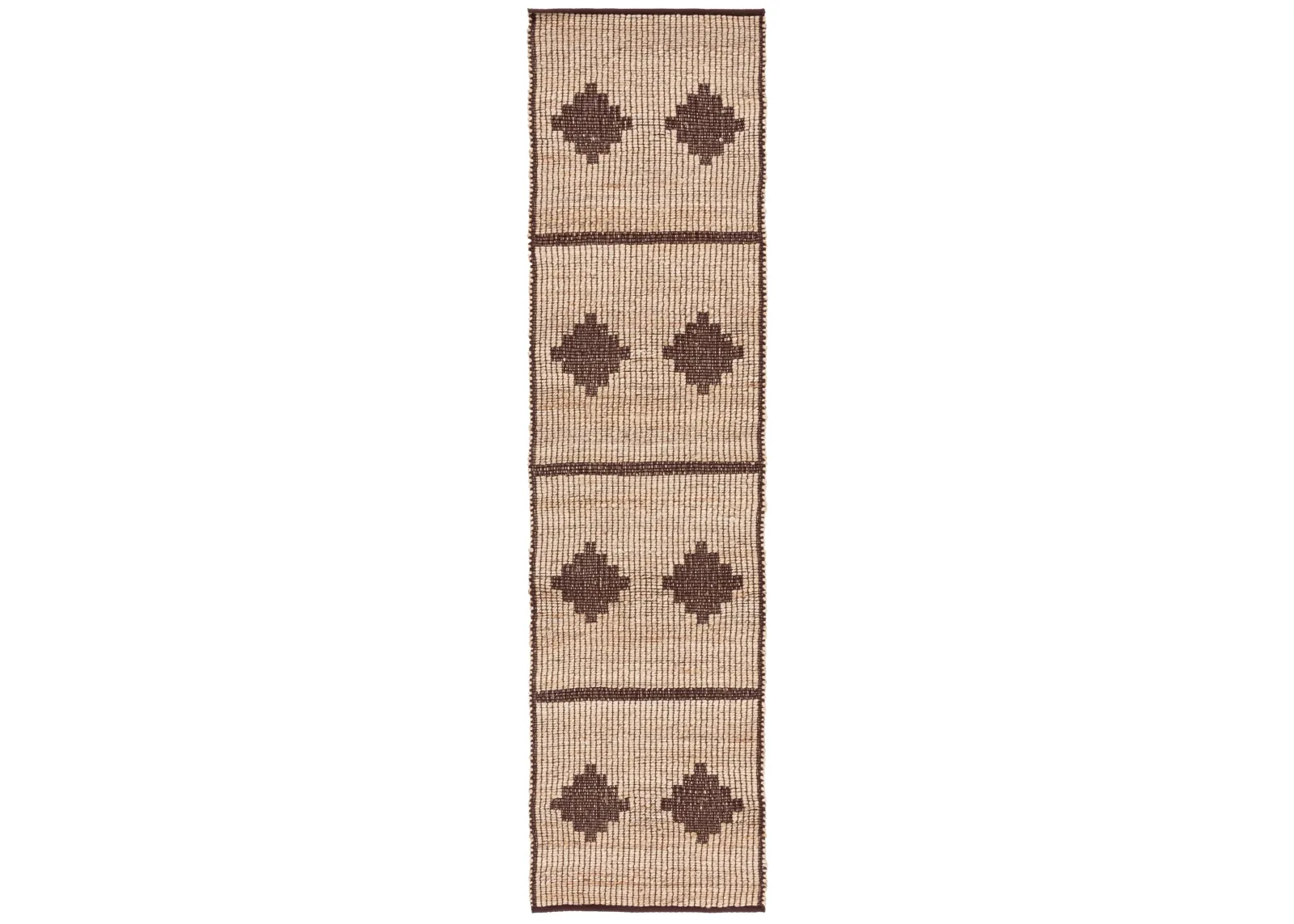 NATURAL FIBER 878 NATURAL  2'-3' x 9' Runner Rug