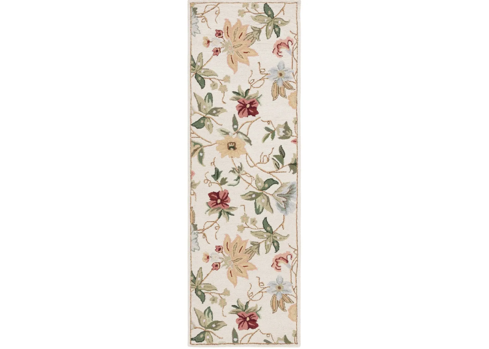 HK311 IVORY 2'-6' x 14' Runner Rug