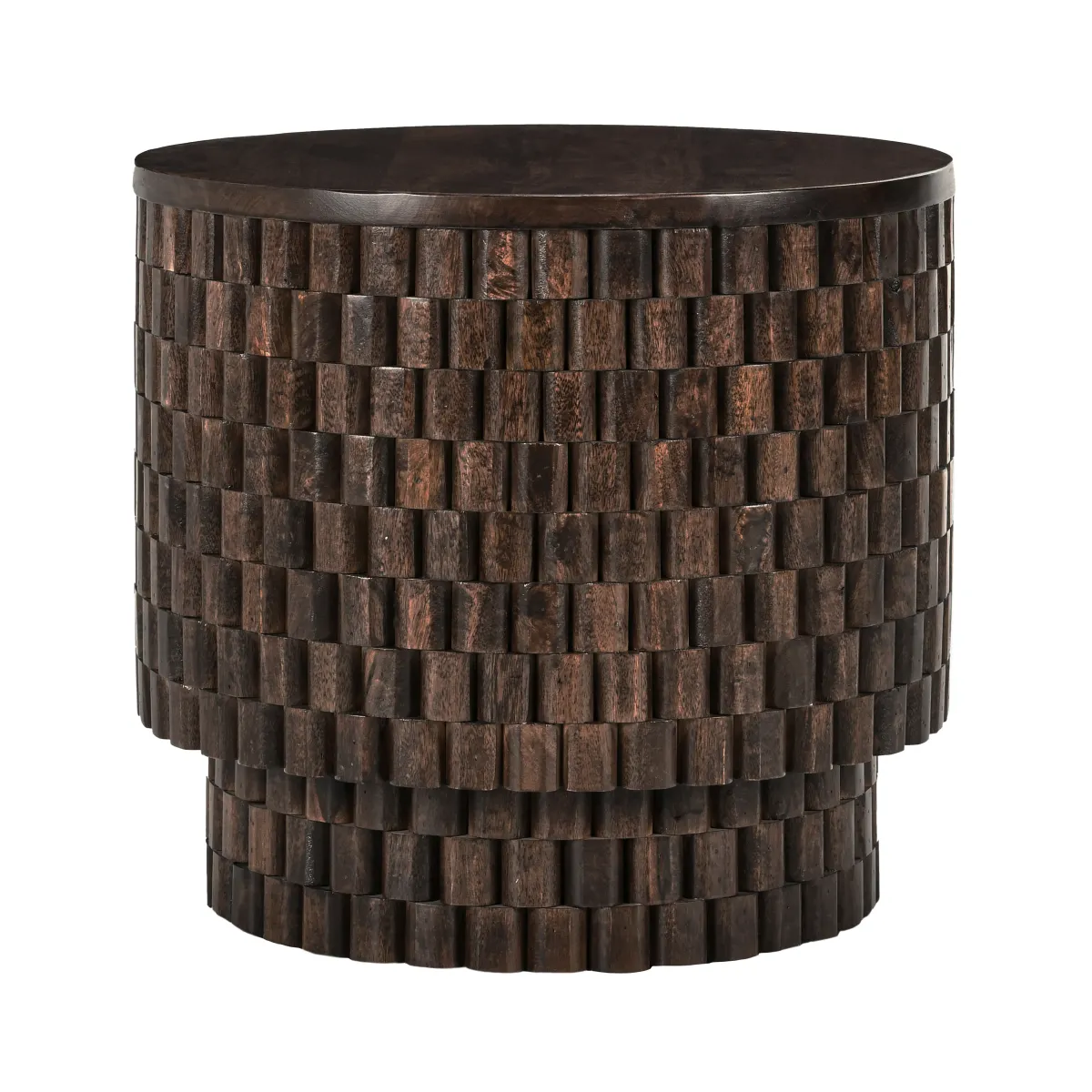 Norwood 25" Round End Table in Brown