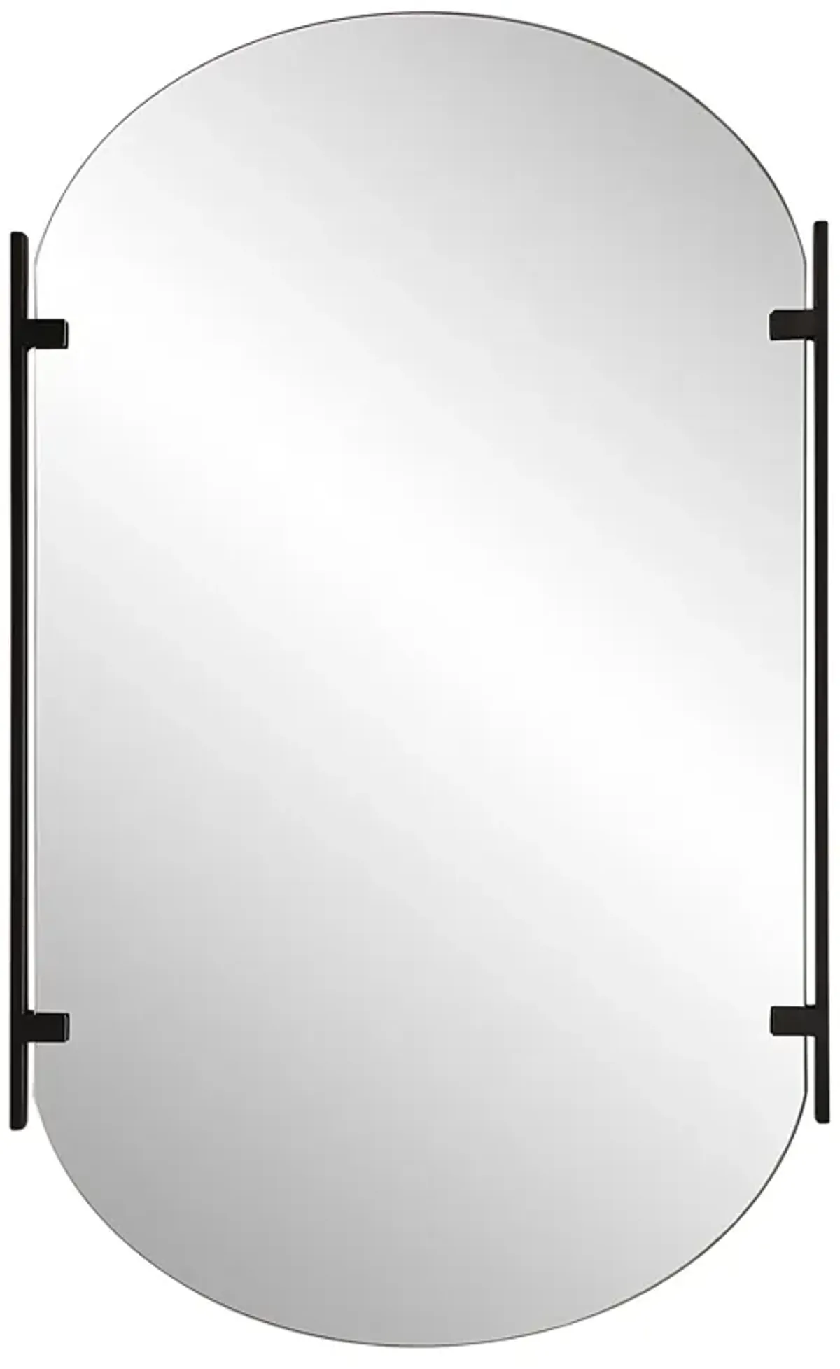 Satin Black Wall Mirror