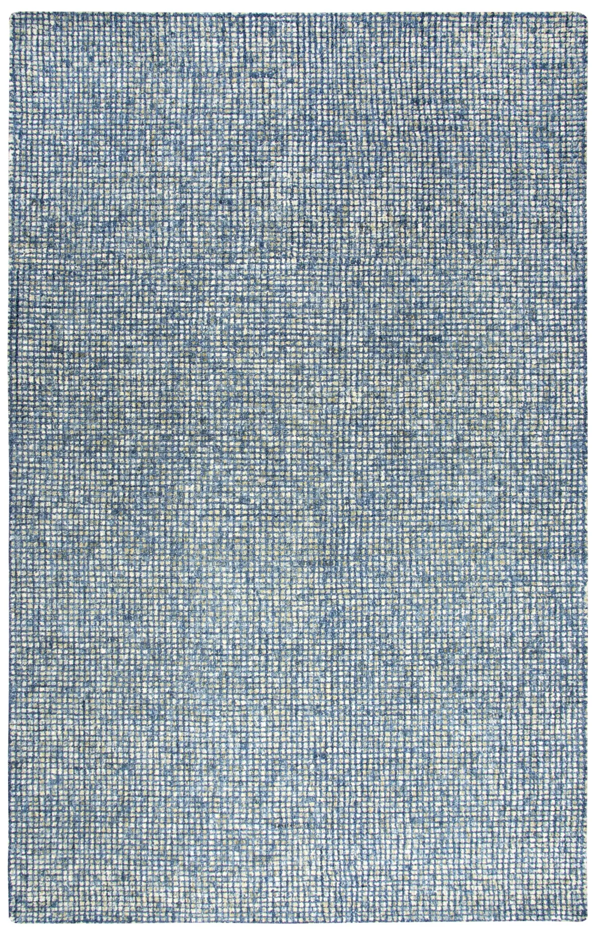 Talbot Blue Tweed Wool 5' x 8' Rectangle Rug