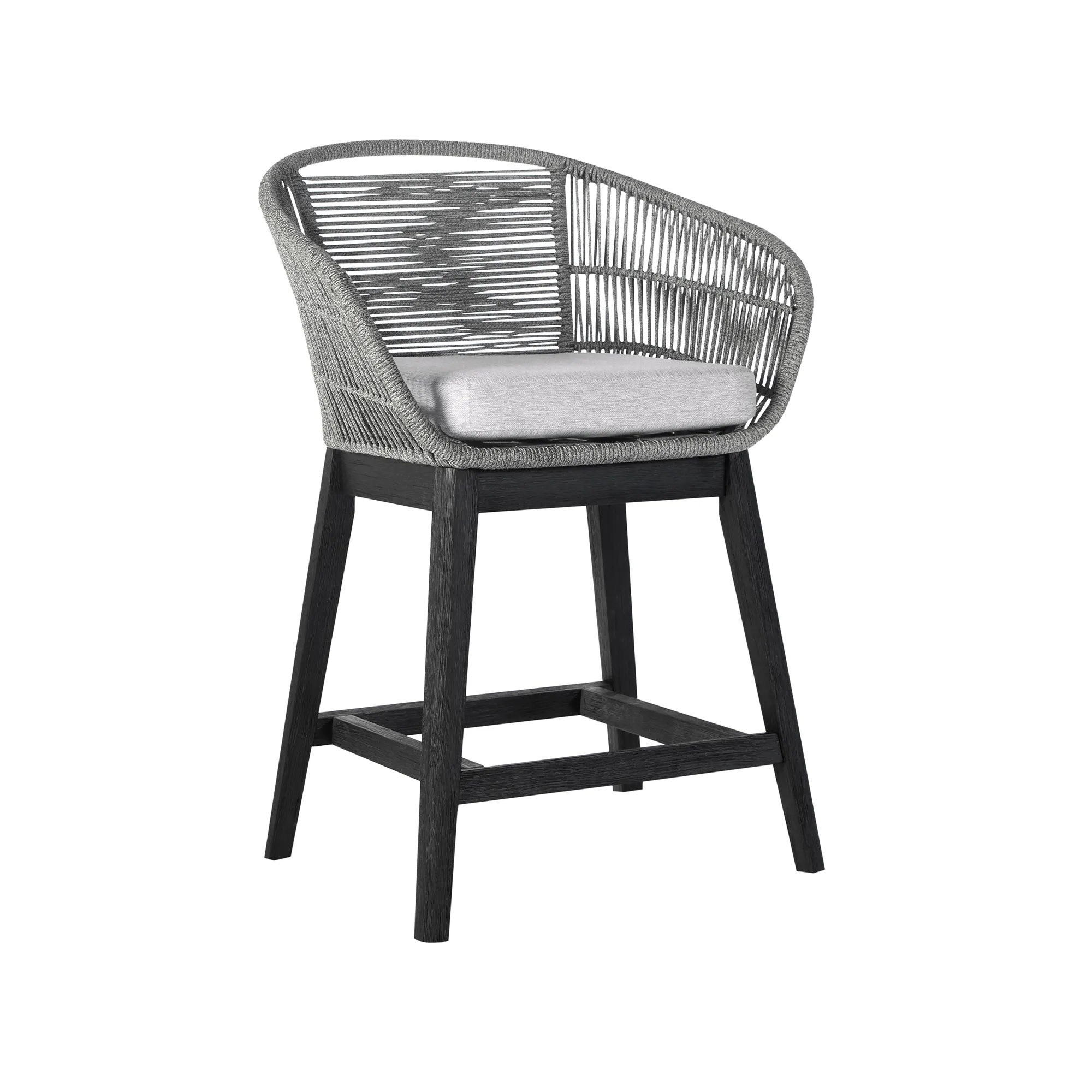 TTutti Frutti Black Indoor/Outdoor Counter Stool 