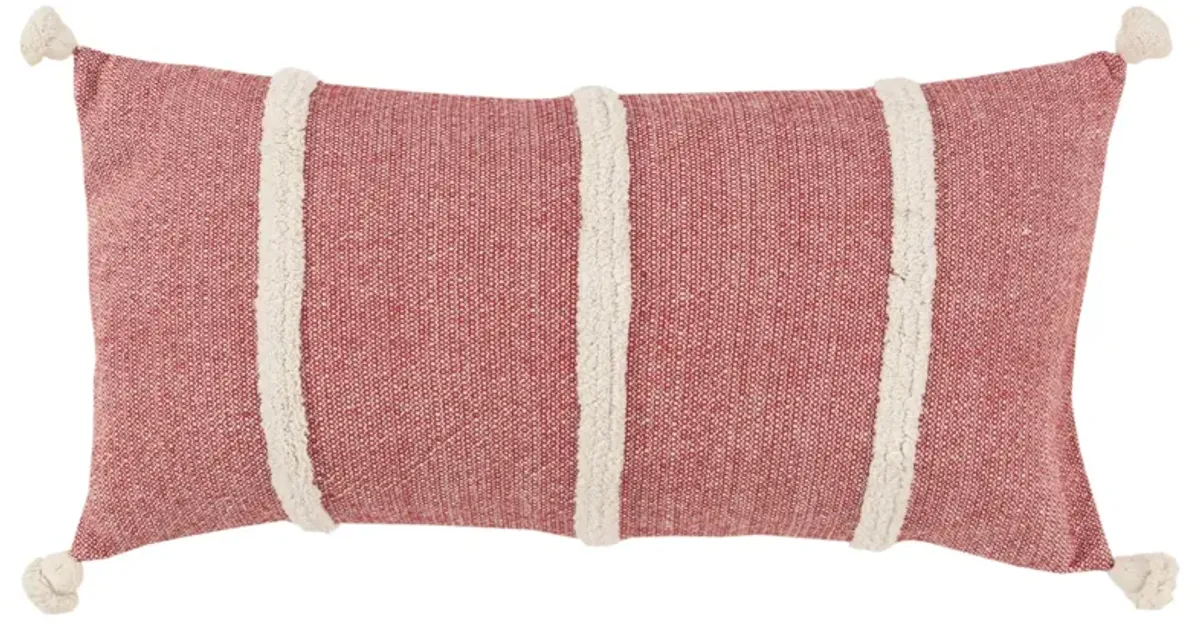 Stripe Red Pillow