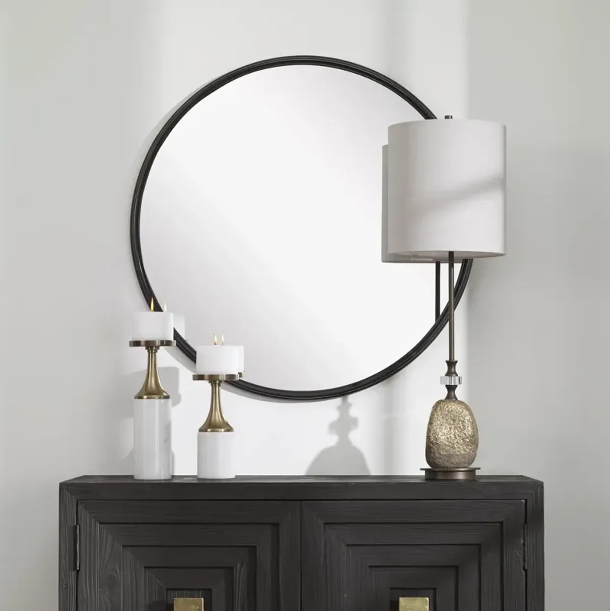 Belham Round Mirror