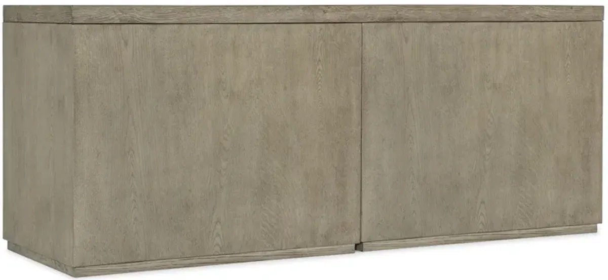 Linville Falls 72" Credenza with Lateral File and Open Desk Cabinet