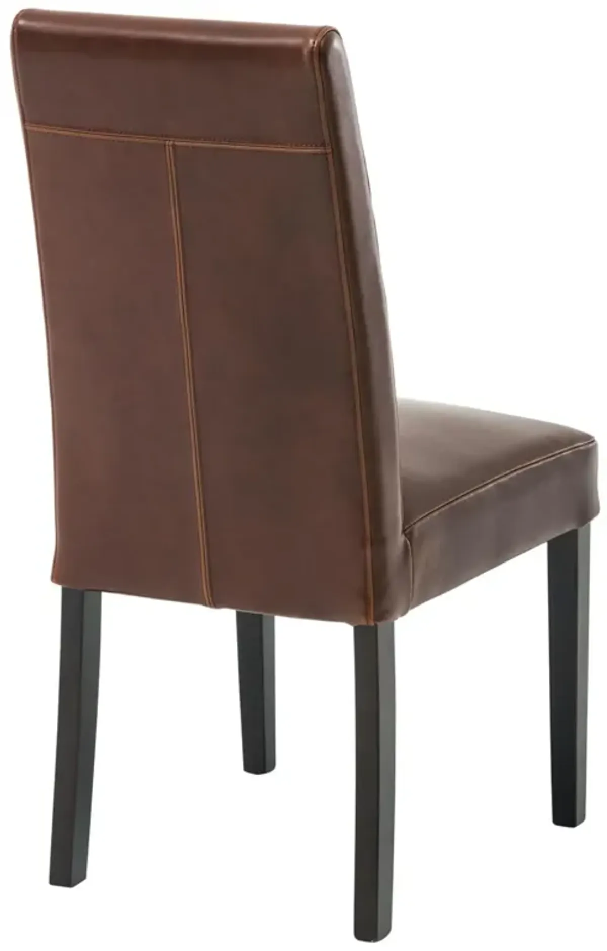 Hartford Leather Dining Side Chair, Cognac (Set of 2)