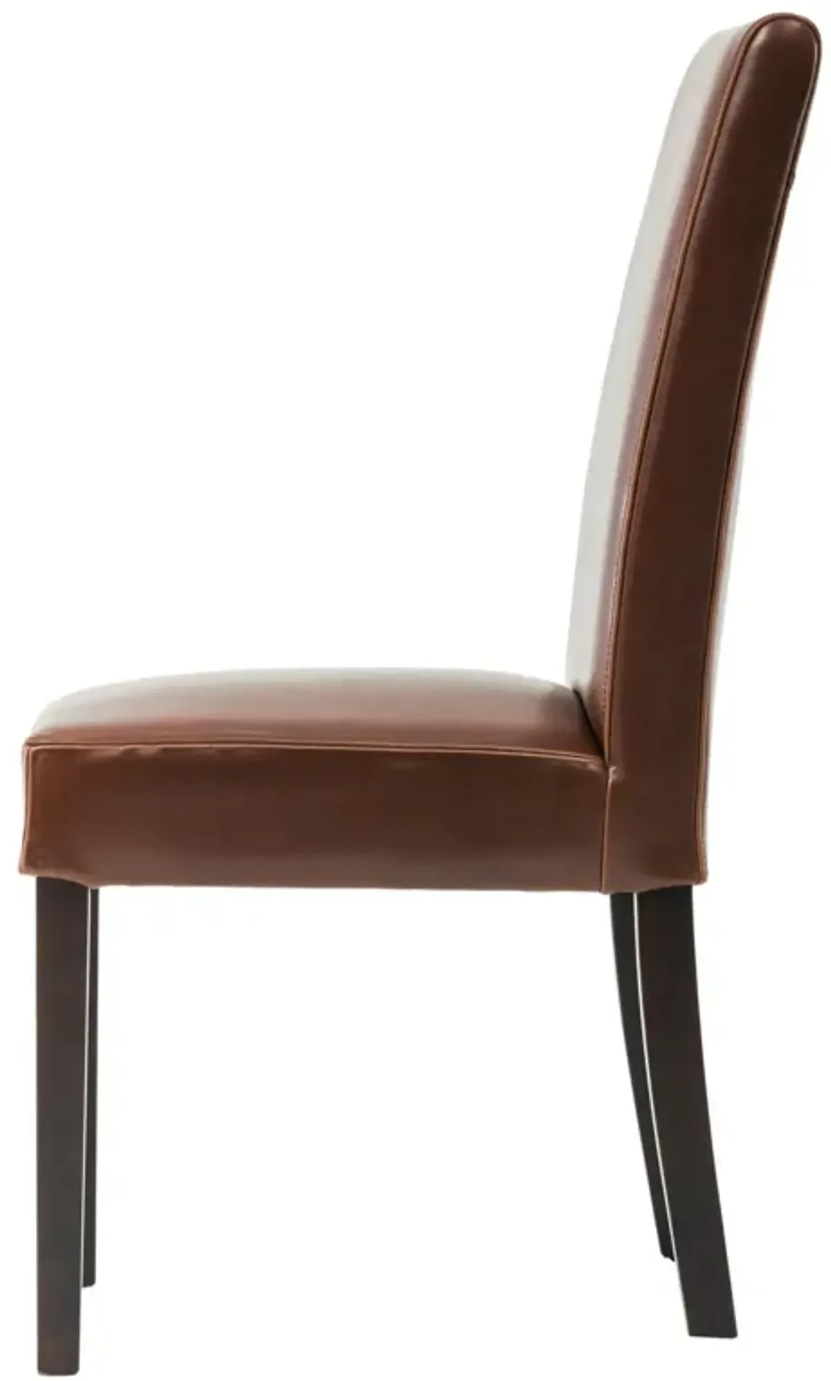 Hartford Leather Dining Side Chair, Cognac (Set of 2)