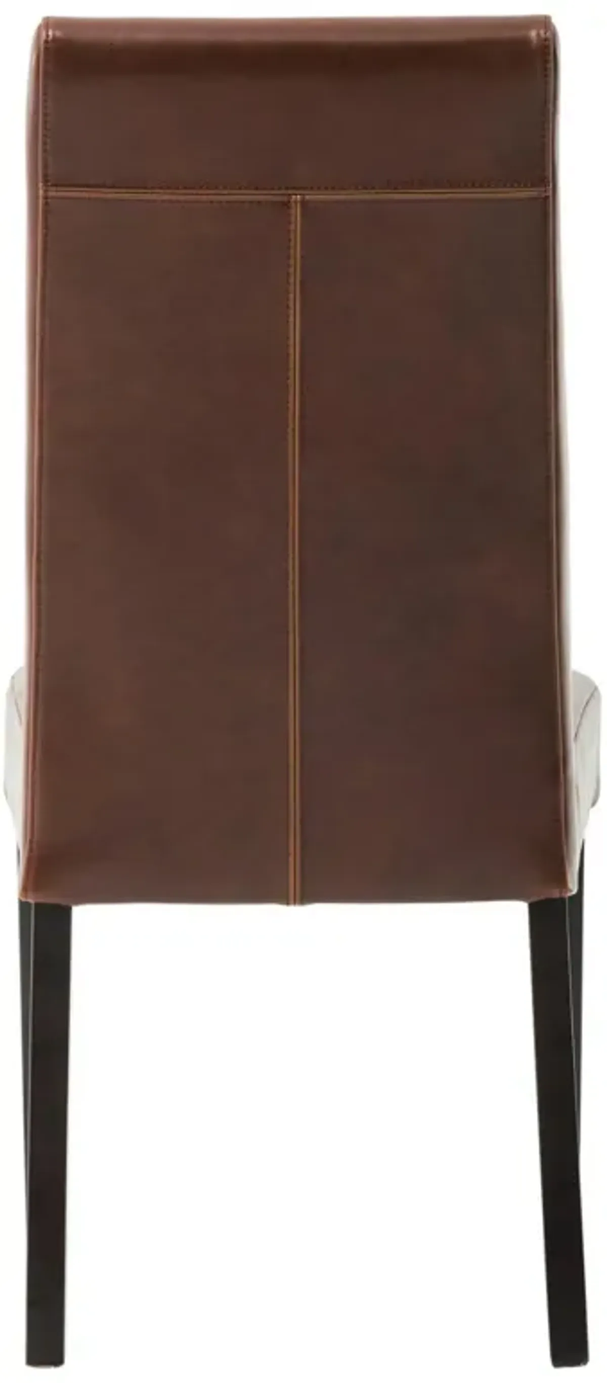 Hartford Leather Dining Side Chair, Cognac (Set of 2)