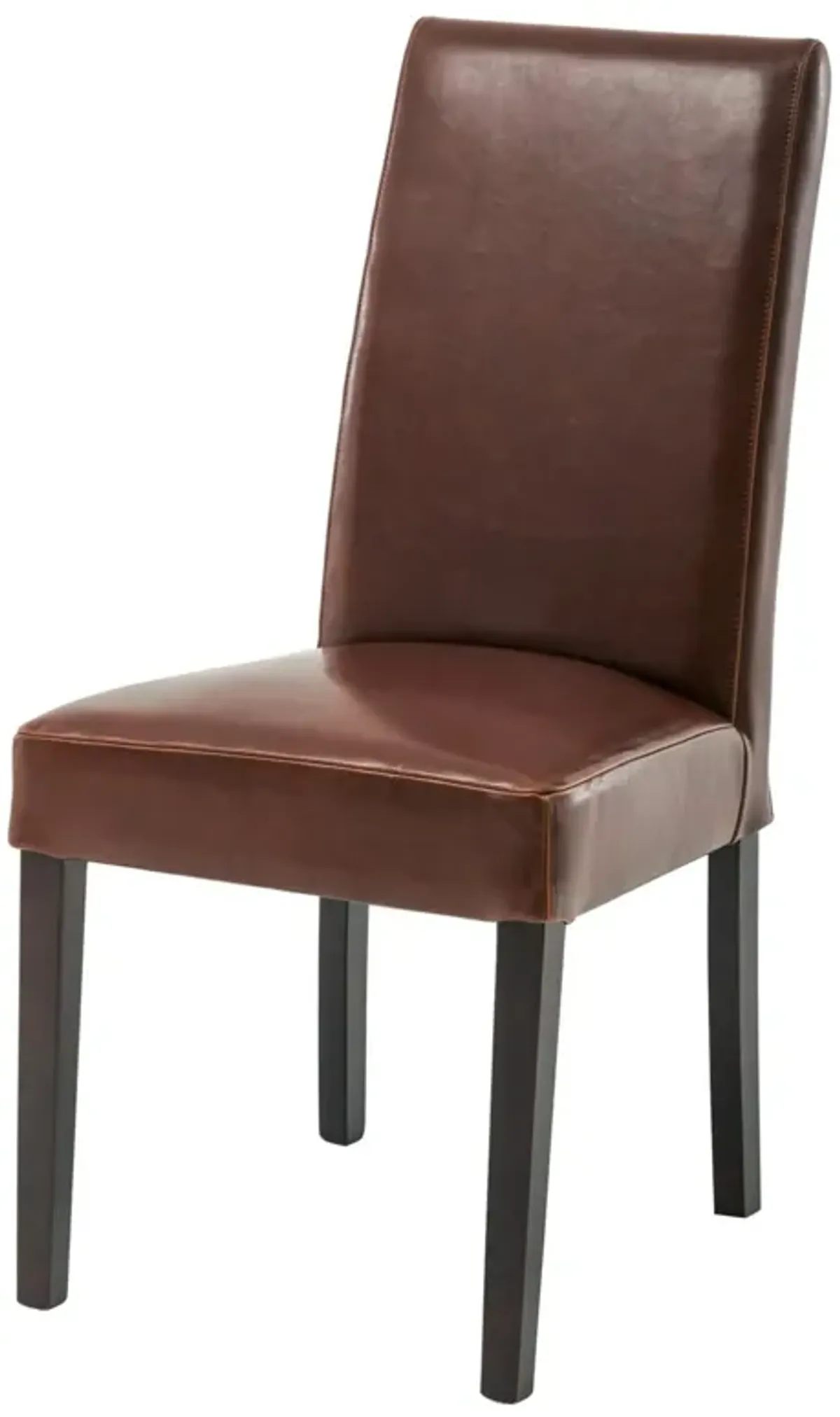 Hartford Leather Dining Side Chair, Cognac (Set of 2)