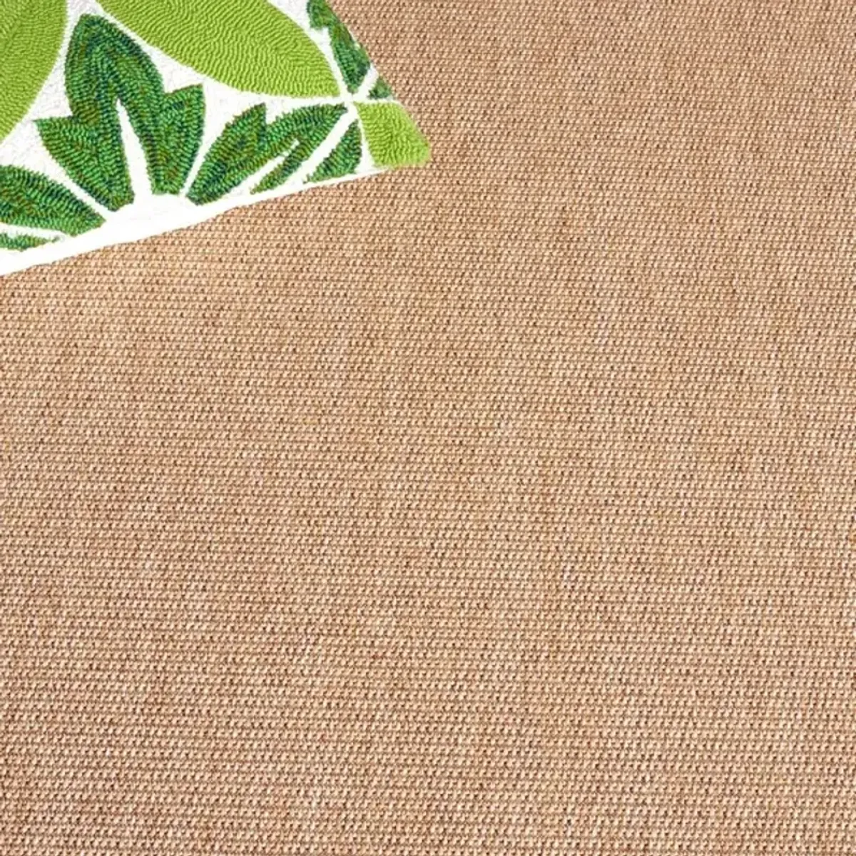 SISAL ALL-WEATHER 642 Beige 2'-2' X 8' Runner Rug