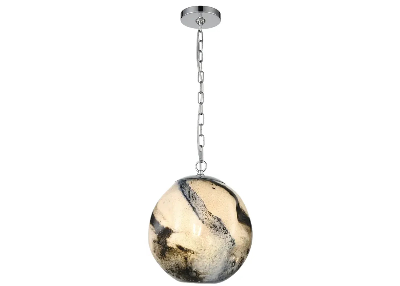 Blue Planetary 12" Wide 1-Light Pendant - Blue