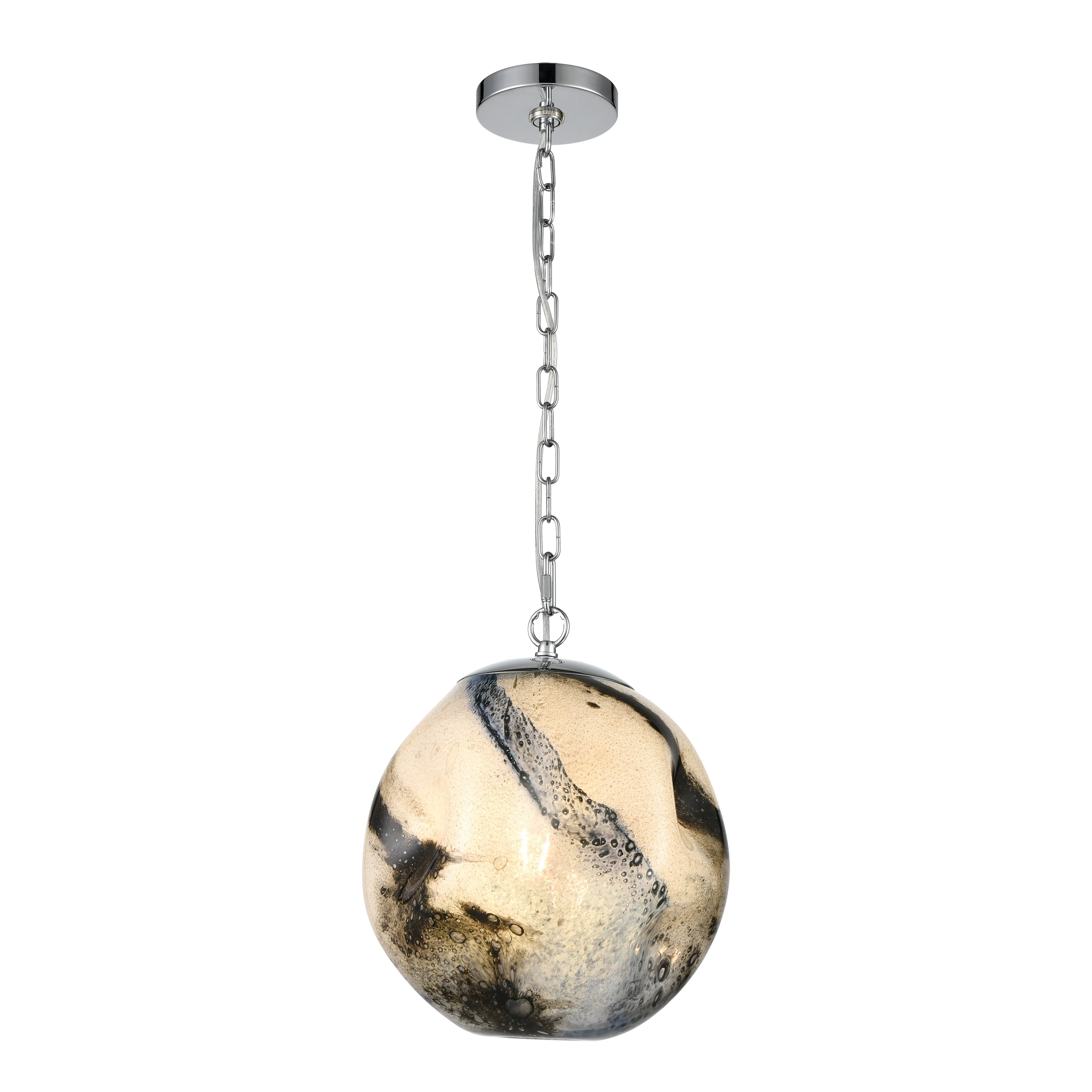 Blue Planetary 12" Wide 1-Light Pendant - Blue