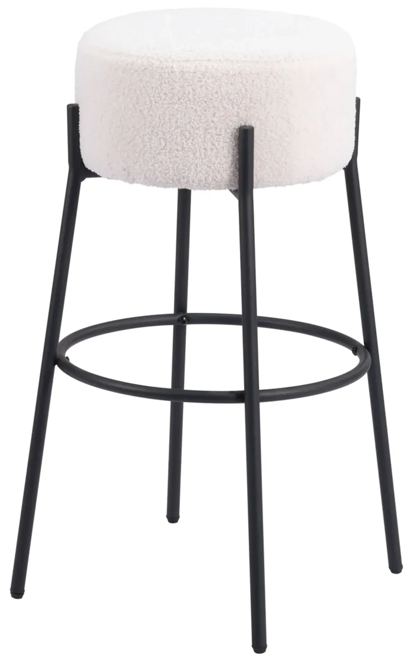 Blanche Barstool (Set of 2) Ivory