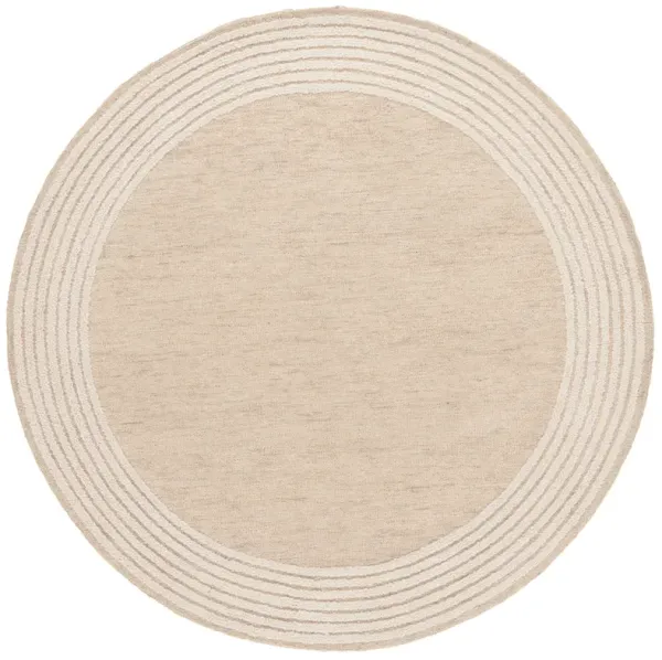 EBONY Hand Tufted 6' x 6' Round area rug