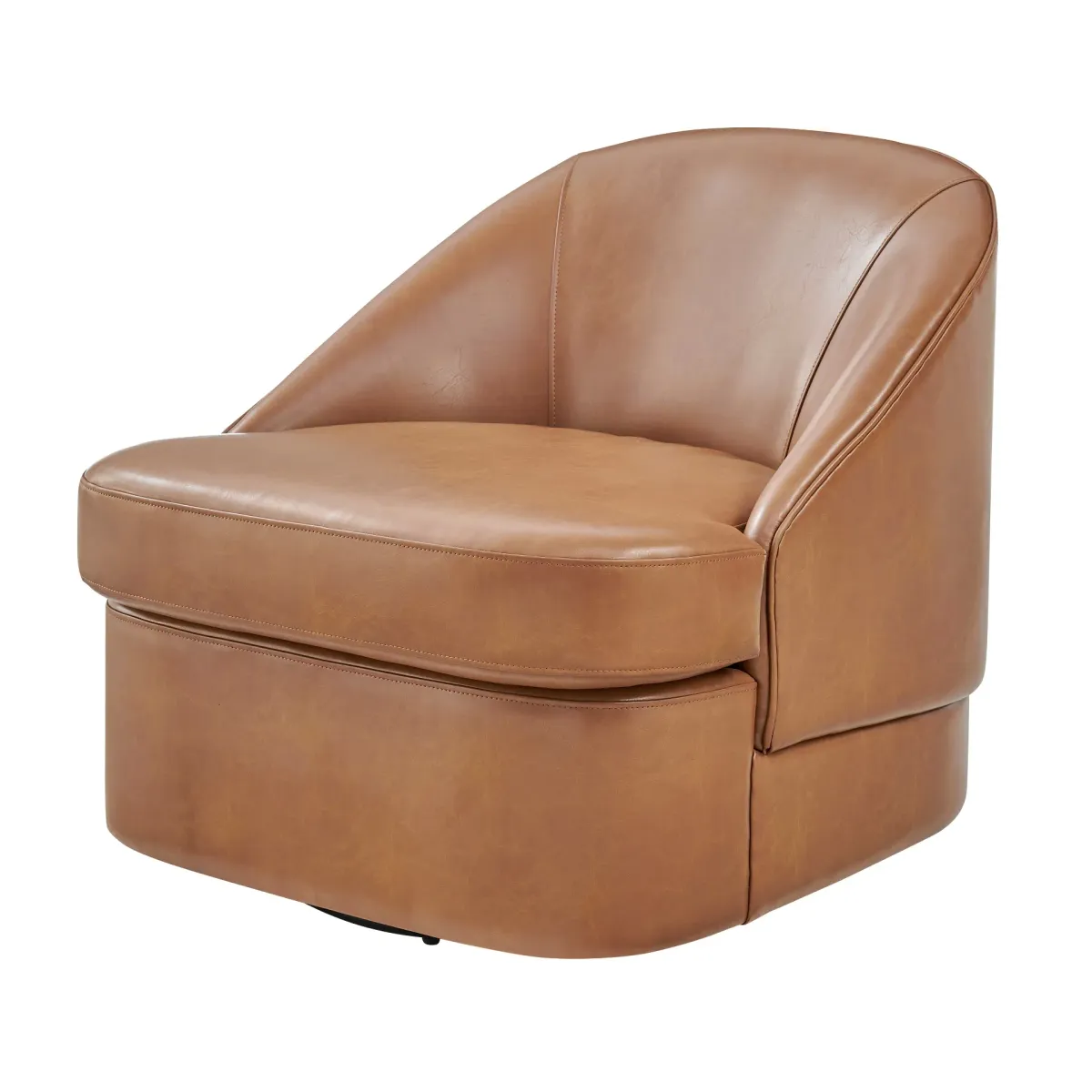 Hurley Swivel Accent Chair, Borneo Chocolate 