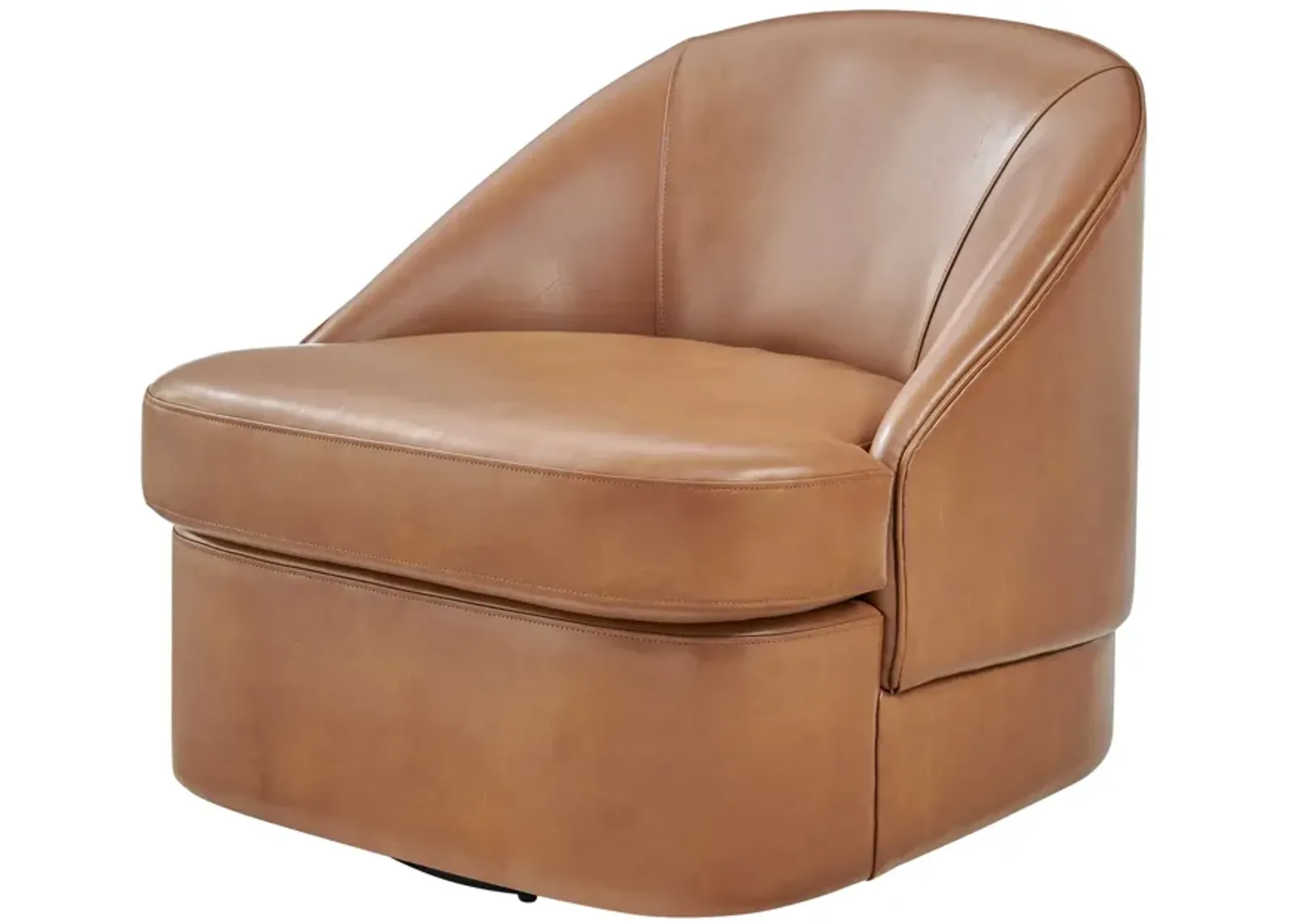 Hurley Swivel Accent Chair, Borneo Chocolate 